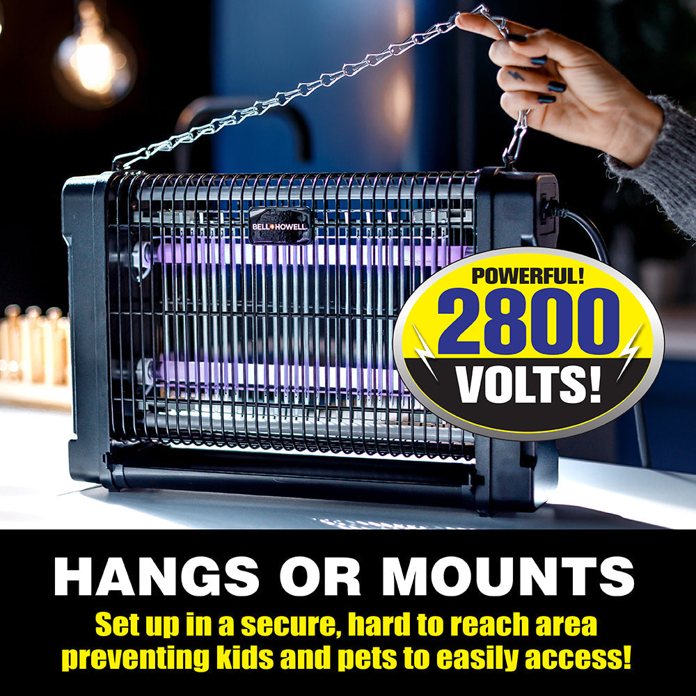 Monster Zapper 2800-Volt High Performance Electric Indoor Hanging Bug Zapper