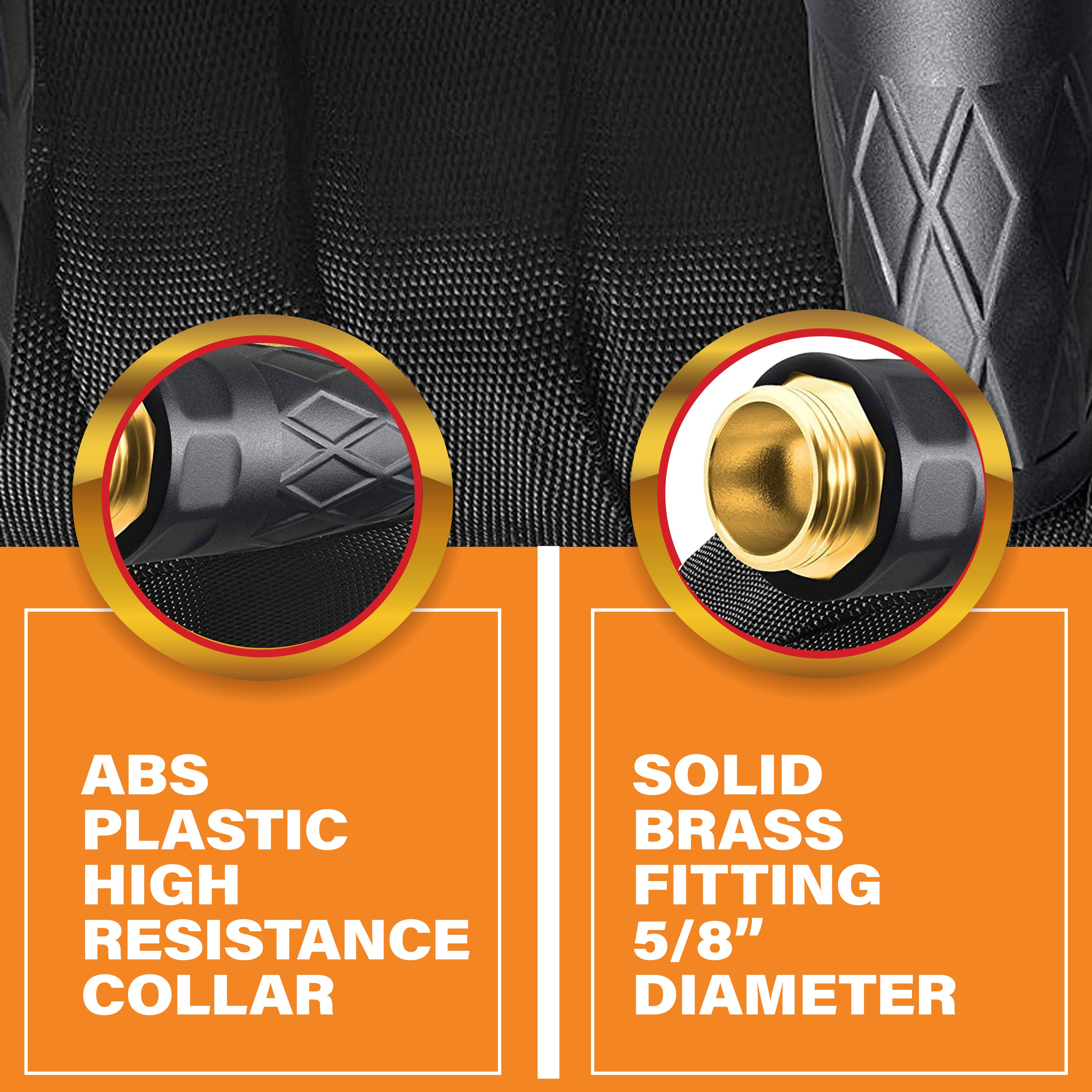 Bionic Flex Pro Heavy-Duty Brass Garden Hose