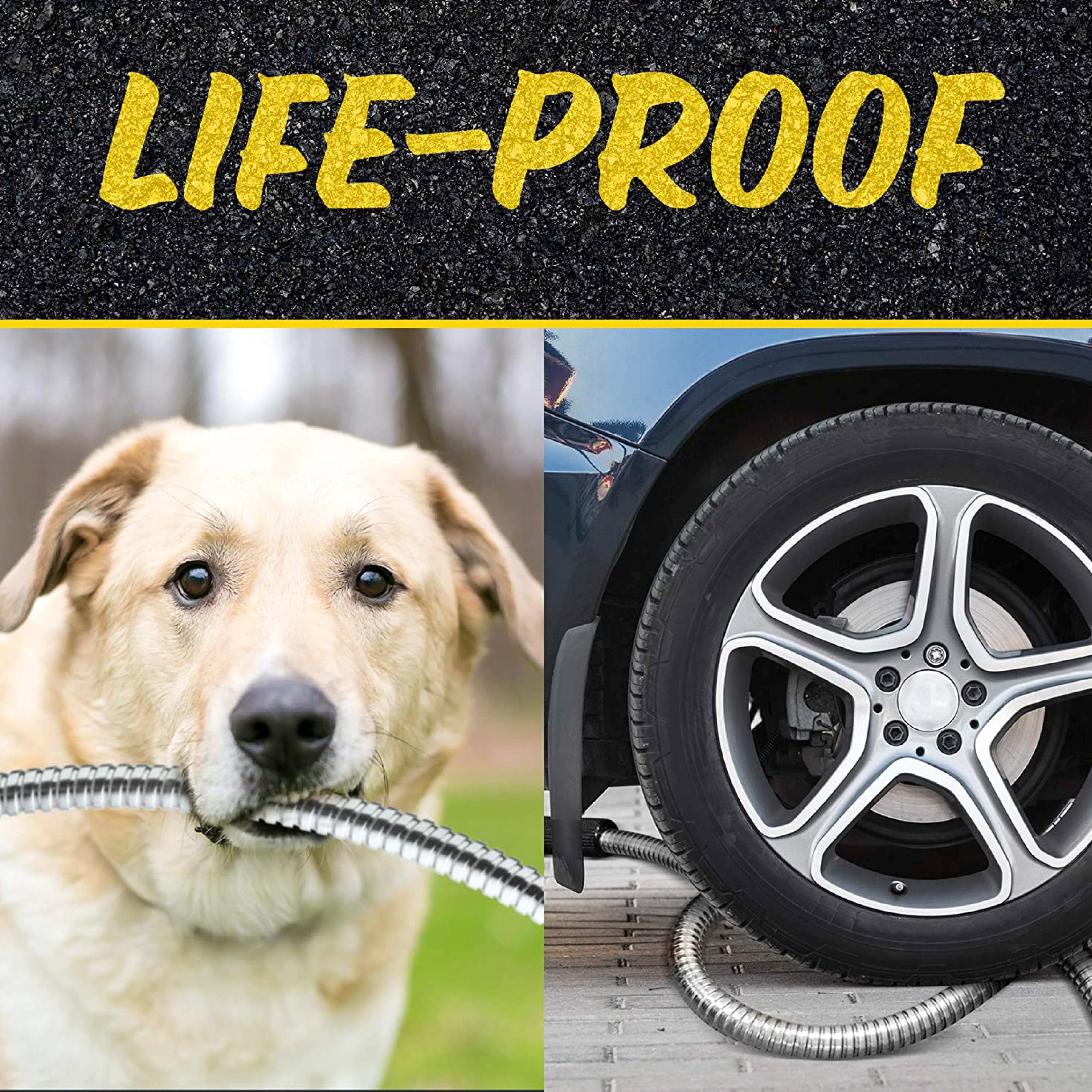 Bionic Steel PRO - 5/8 in. Heavy-Duty Stainless Steel Garden Hose with Brass Fittings - 25', 50', 75', 100' & 125'