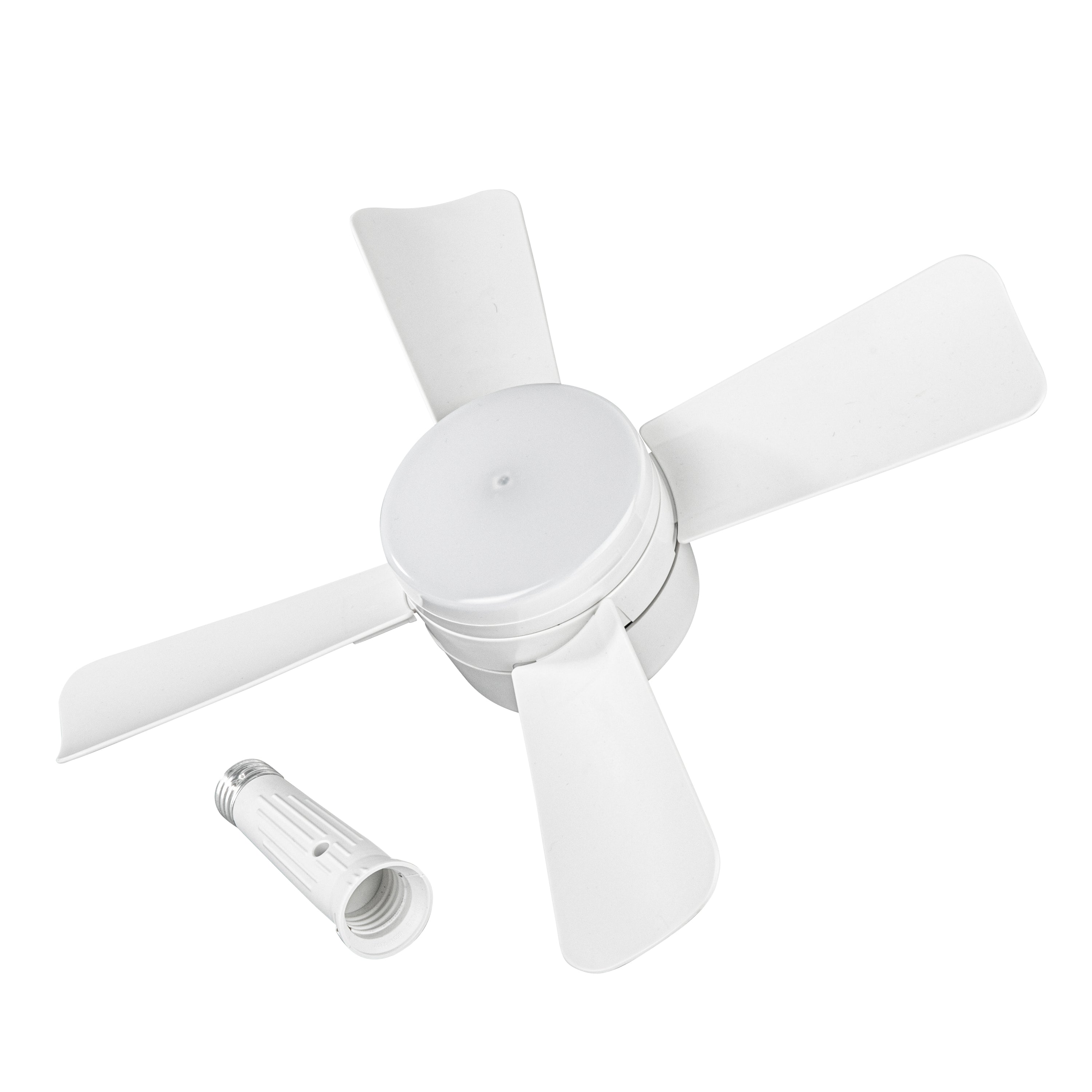 Bell + Howell Screw-In Socket Fan - Remote Controlled Socket Ceiling Fan & Light as seen on TV and TikTok #socketfan