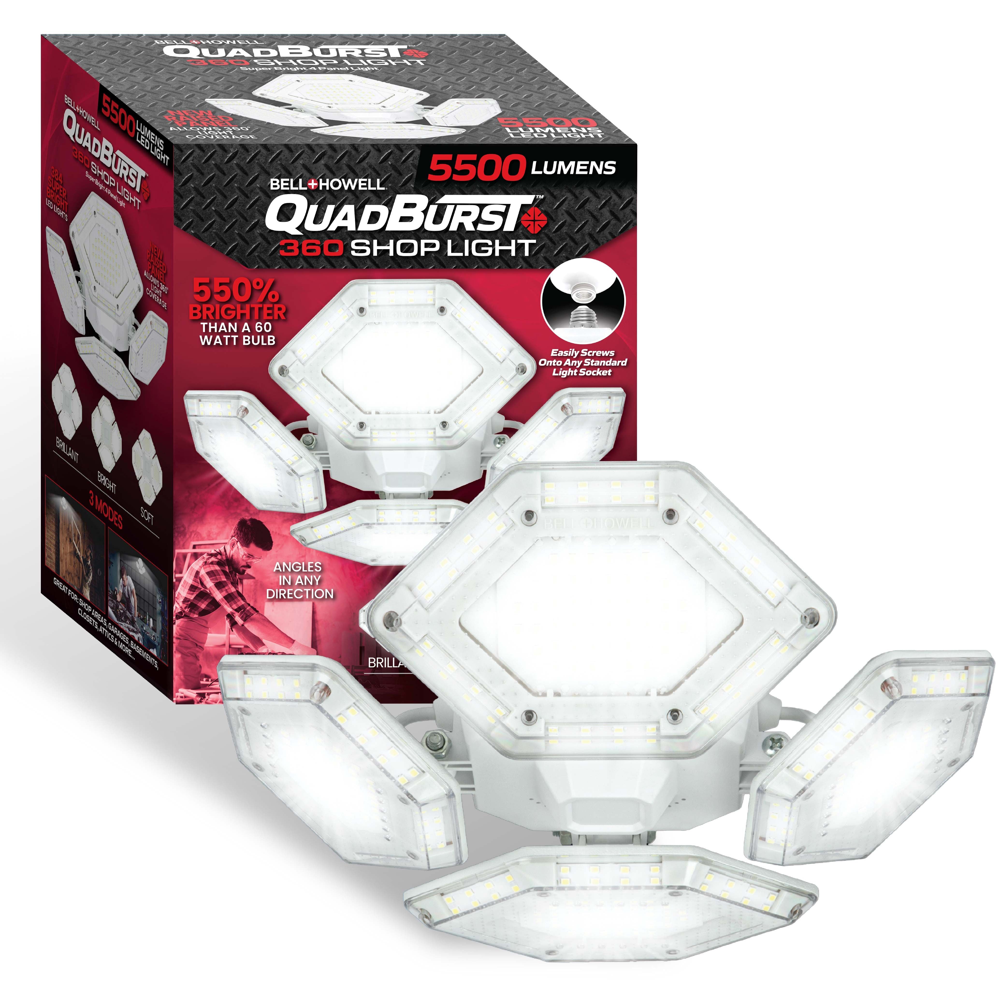 Quadburst Shoplight 5500 Lumens – Bell + Howell