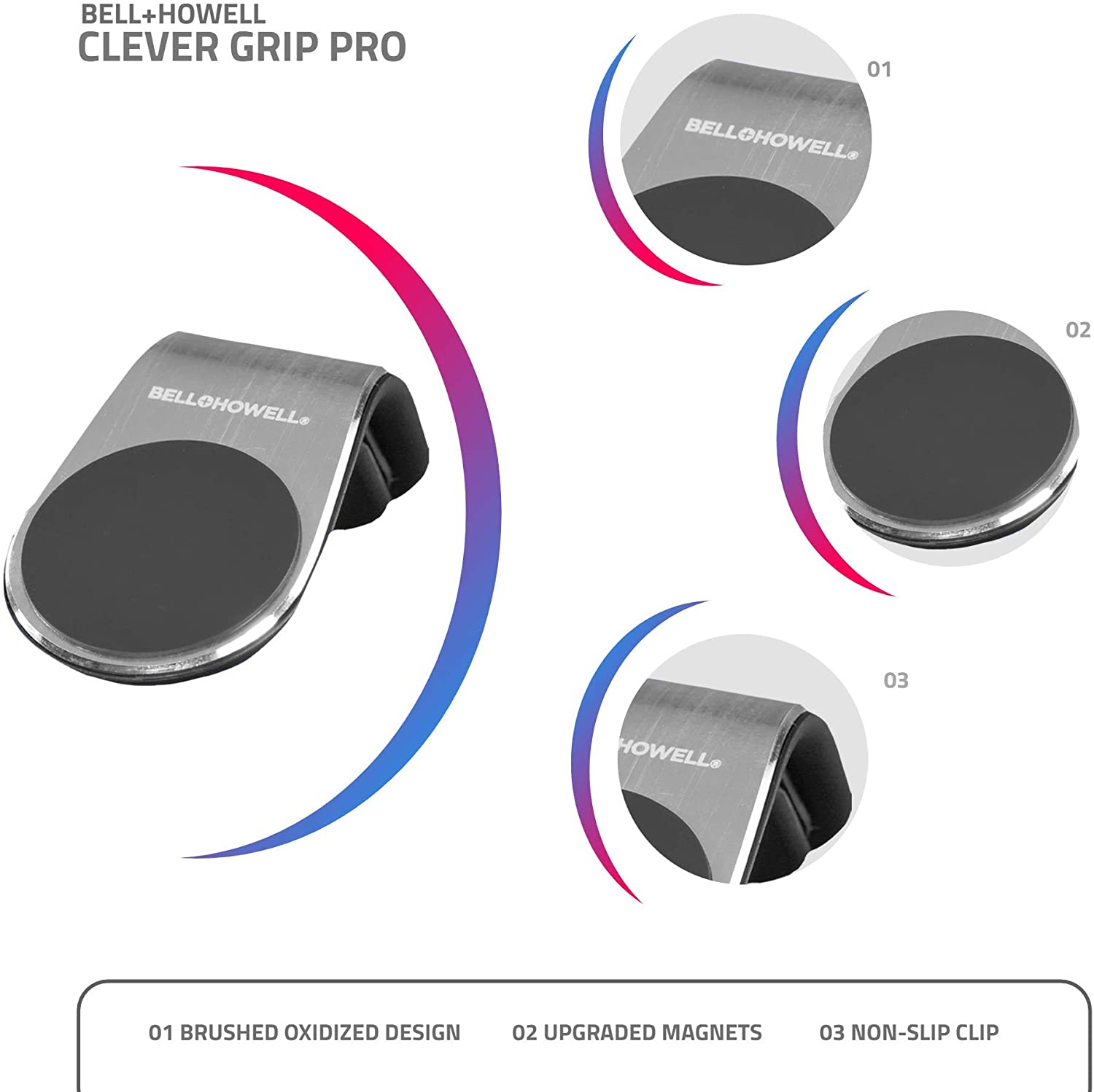 Bell + Howell Clever Grip Car Vent Phone Holder