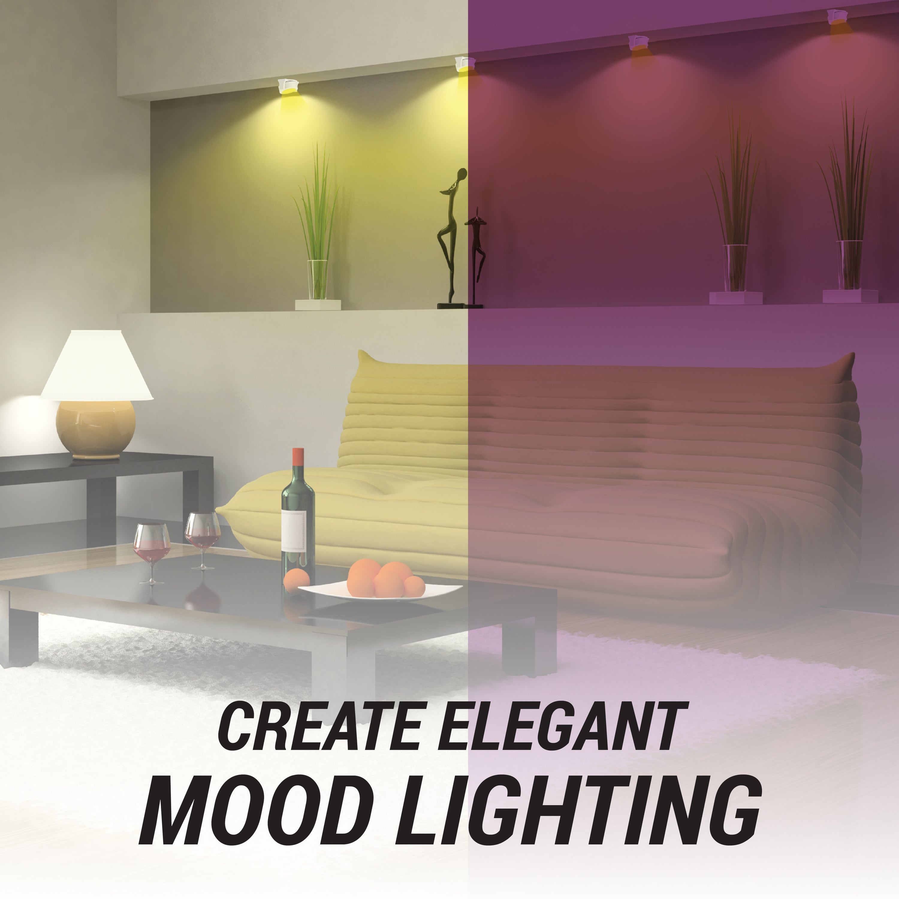 Bell + Howell Color 3-Pack Changing Swivel Lights