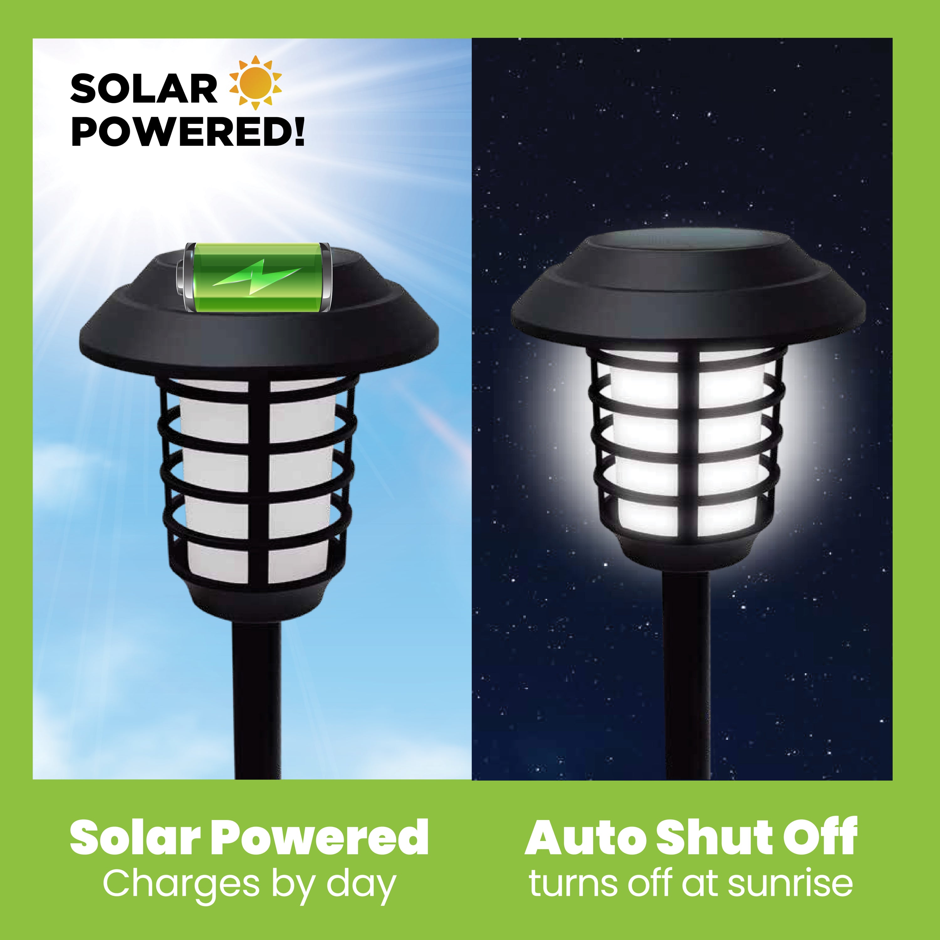 Bell + Howell Color Changing Solar Pathway Lights- 4 pack multipack