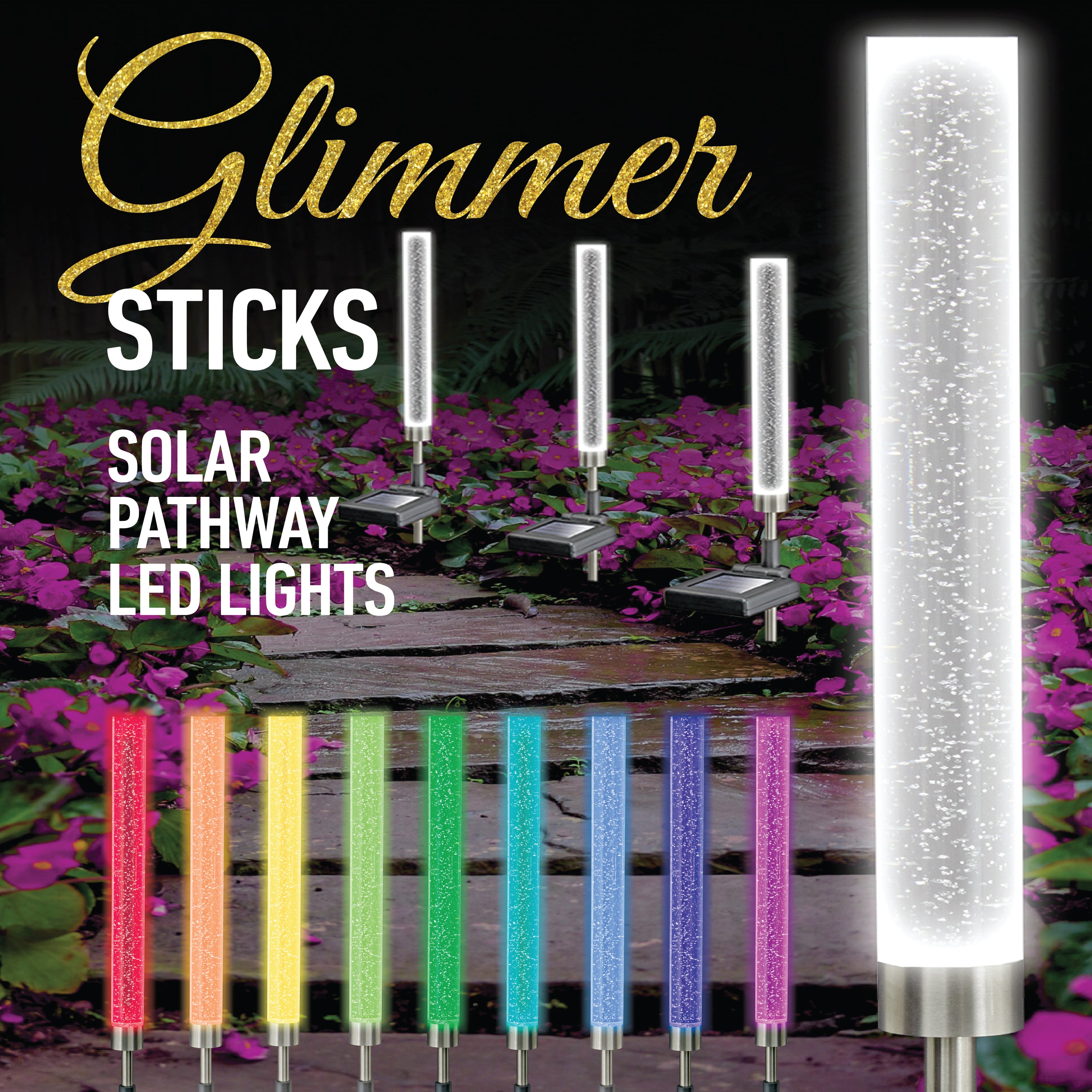 Bell + Howell Solar Powered Glimmer Sticks