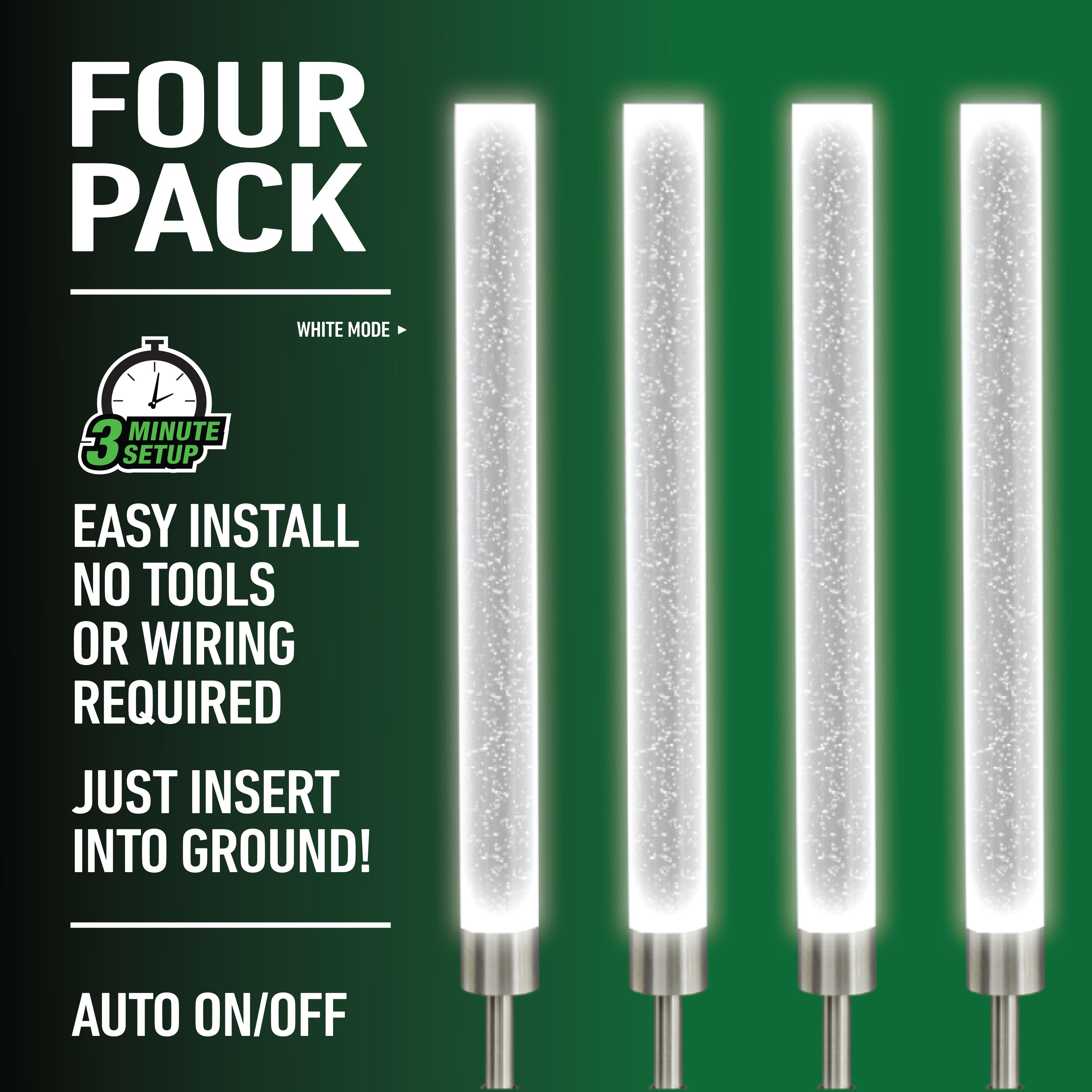 Bell + Howell Solar Powered Glimmer Sticks