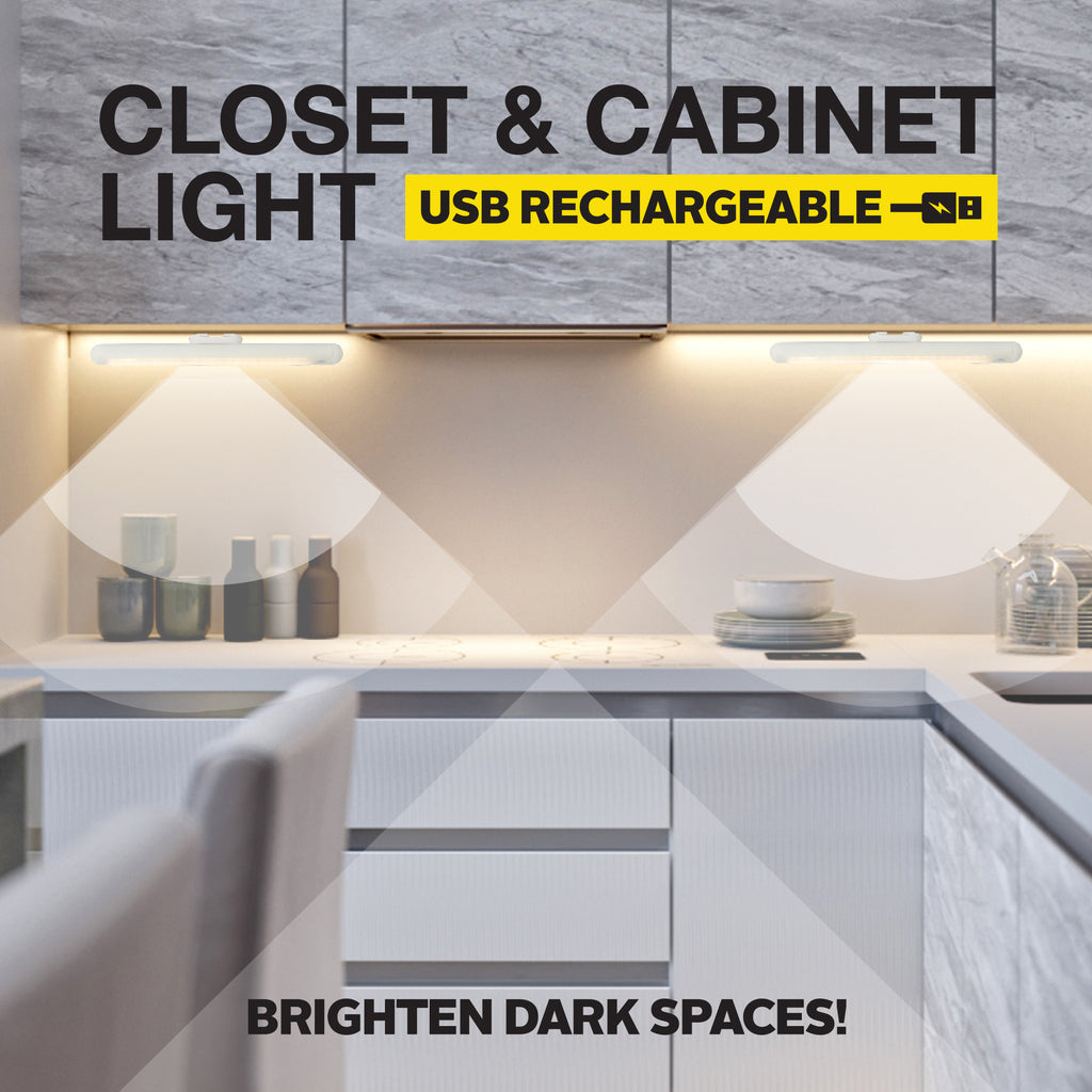Bionic Closet and Cabinet Light – Rechargeable Motion Sensor LED Light, Wireless Lighting for Home and Kitchen