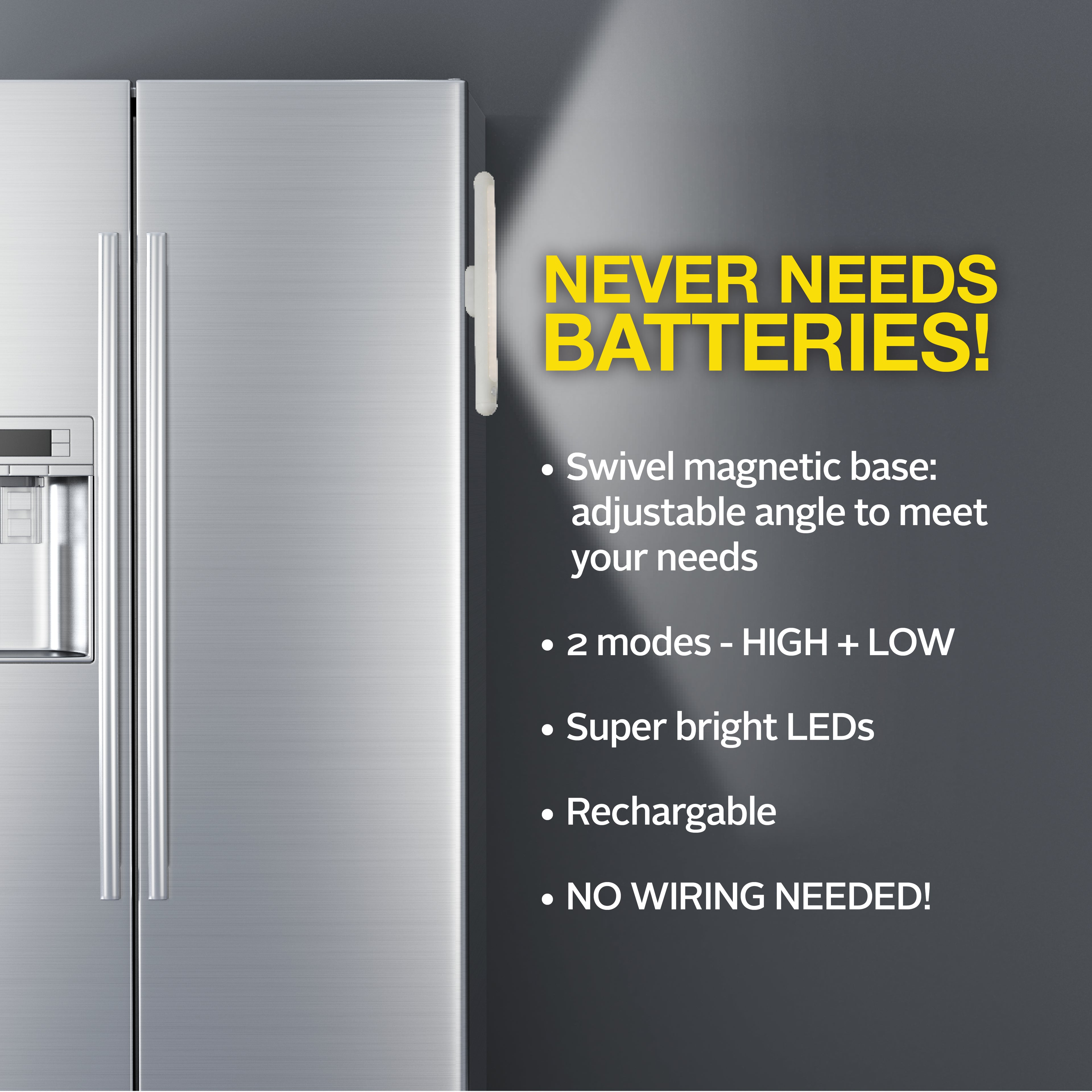 Bionic Closet and Cabinet Light – Rechargeable Motion Sensor LED Light, Wireless Lighting for Home and Kitchen