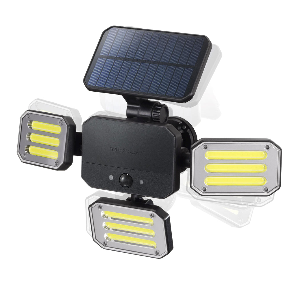 Bionic Floodlight Elite – 500-Lumen Solar Powered Outdoor Flood Light with Motion Sensor, Waterproof LED for Yard, Patio, Porch