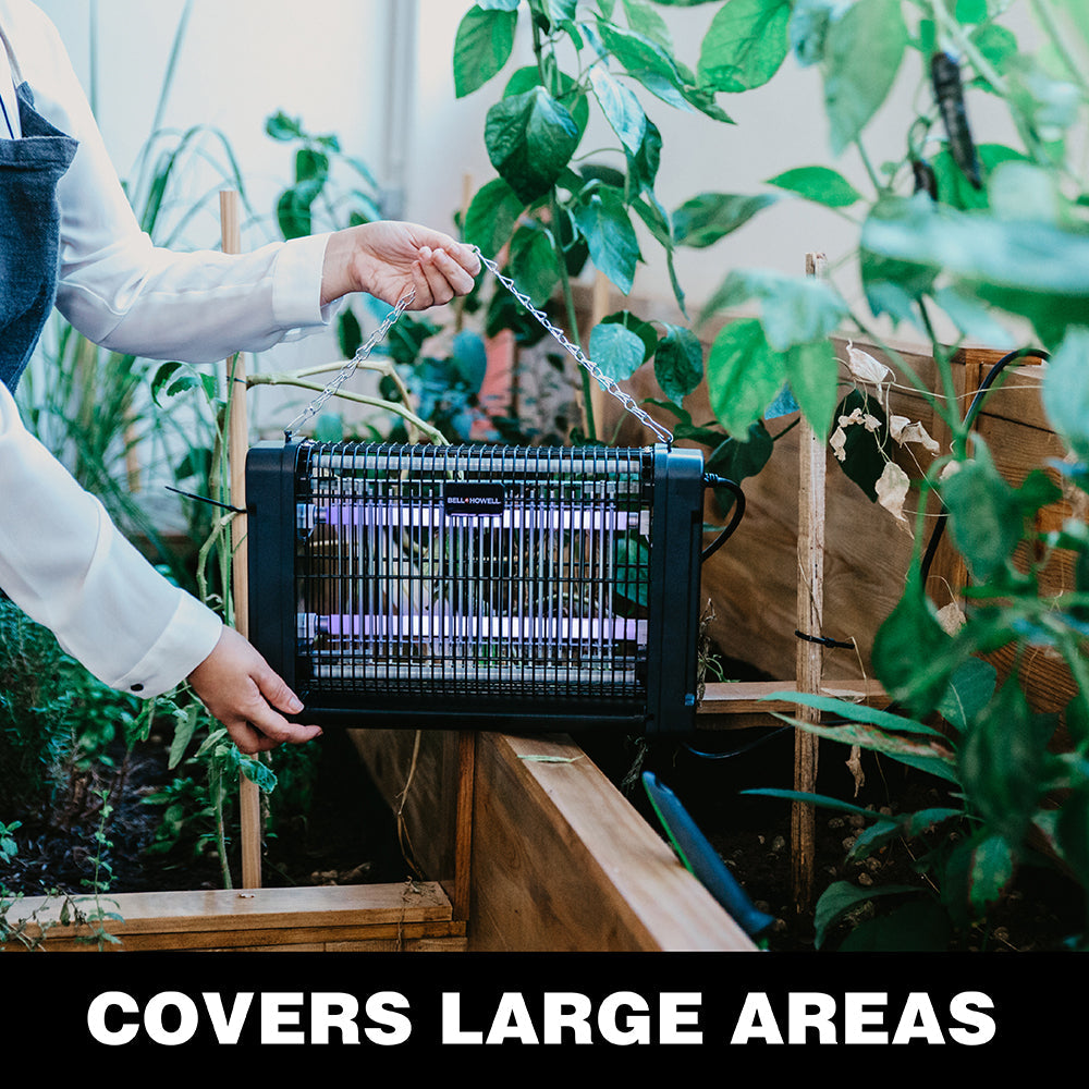 Insect Zapper Hanging Type Monster Zapper 2800-Volt High Performance Electric Indoor Hanging Bug ...