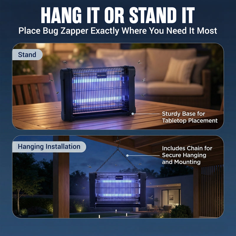 Monster Zapper 2800-Volt High Performance Electric Indoor Hanging Bug Zapper
