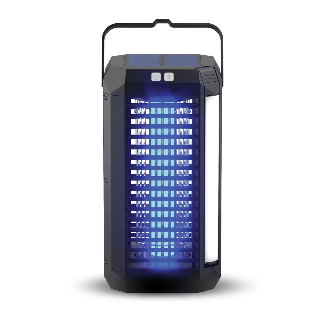 Rogue Solar Lantern and Insect Zapper – Portable, Weatherproof, Rechargeable UV Bug Control with LED Light Modes