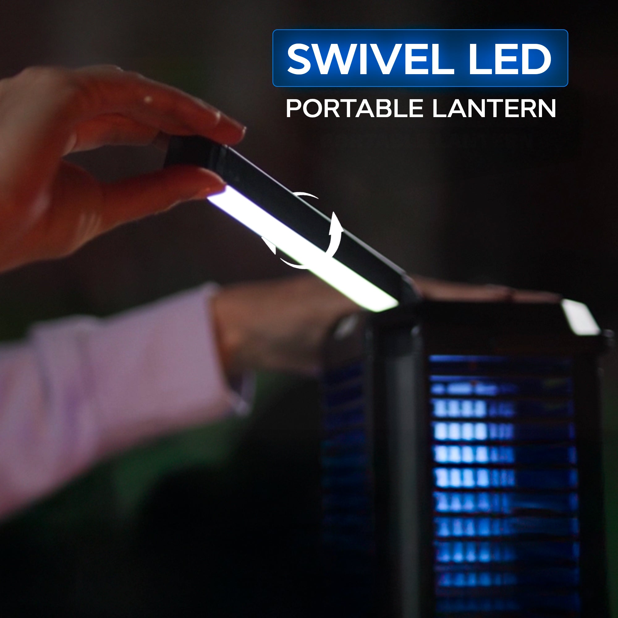 Rogue Solar Lantern and Insect Zapper – Portable, Weatherproof, Rechargeable UV Bug Control with LED Light Modes