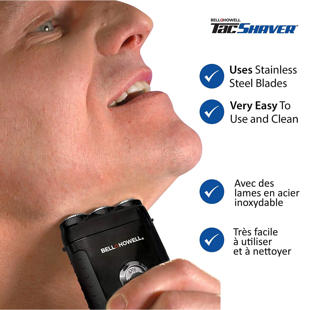 Rechargeable Shaver & Electric Trimmer – Bell + Howell