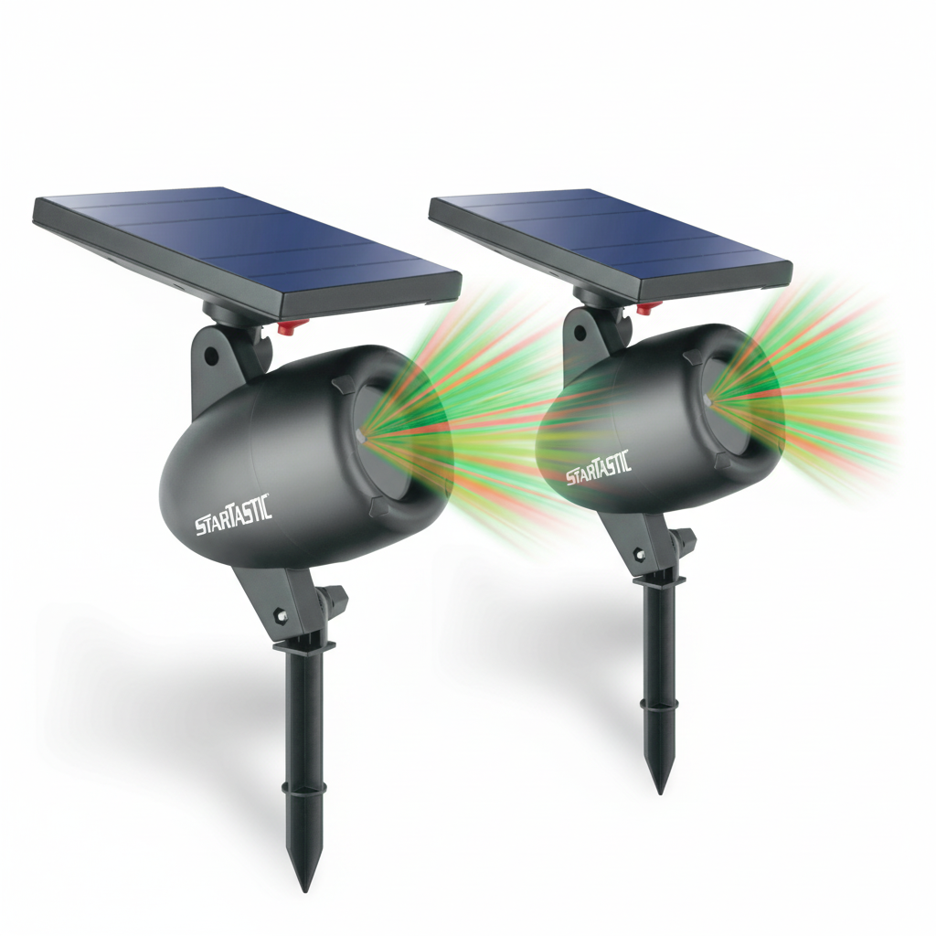 Solar StarTastic Motion Holiday Projector