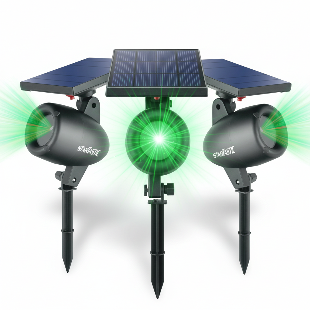 Solar StarTastic Motion Holiday Projector