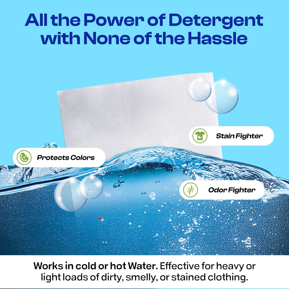Happy Hour Laundry Detergent Sheets - Pre-Cut, Eco Friendly, Stain Fighting