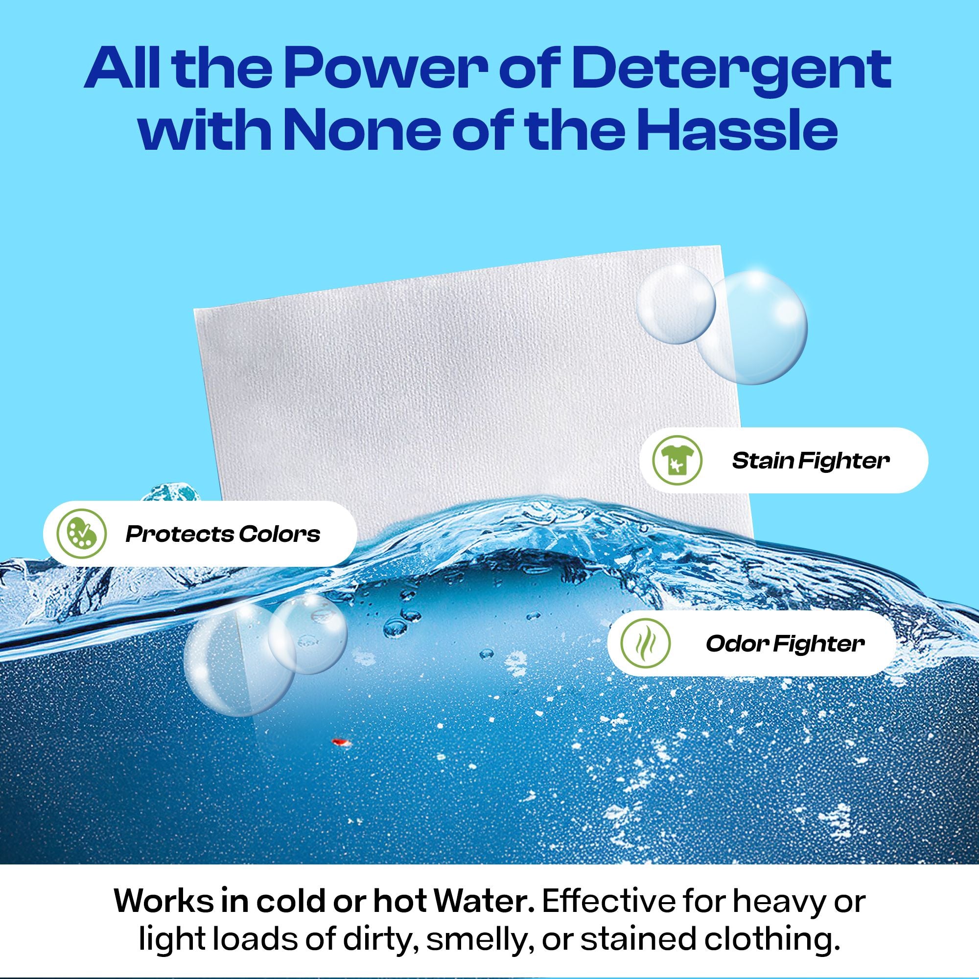 Happy Hour Laundry Detergent Sheets - Pre-Cut, Eco Friendly, Stain Fighting