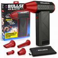 Bullseye Rechargeable Air Blaster – Portable Cordless Electric Air Duster & Leaf Blower with 3 Speeds, 4 Nozzles & 4000mAh Battery