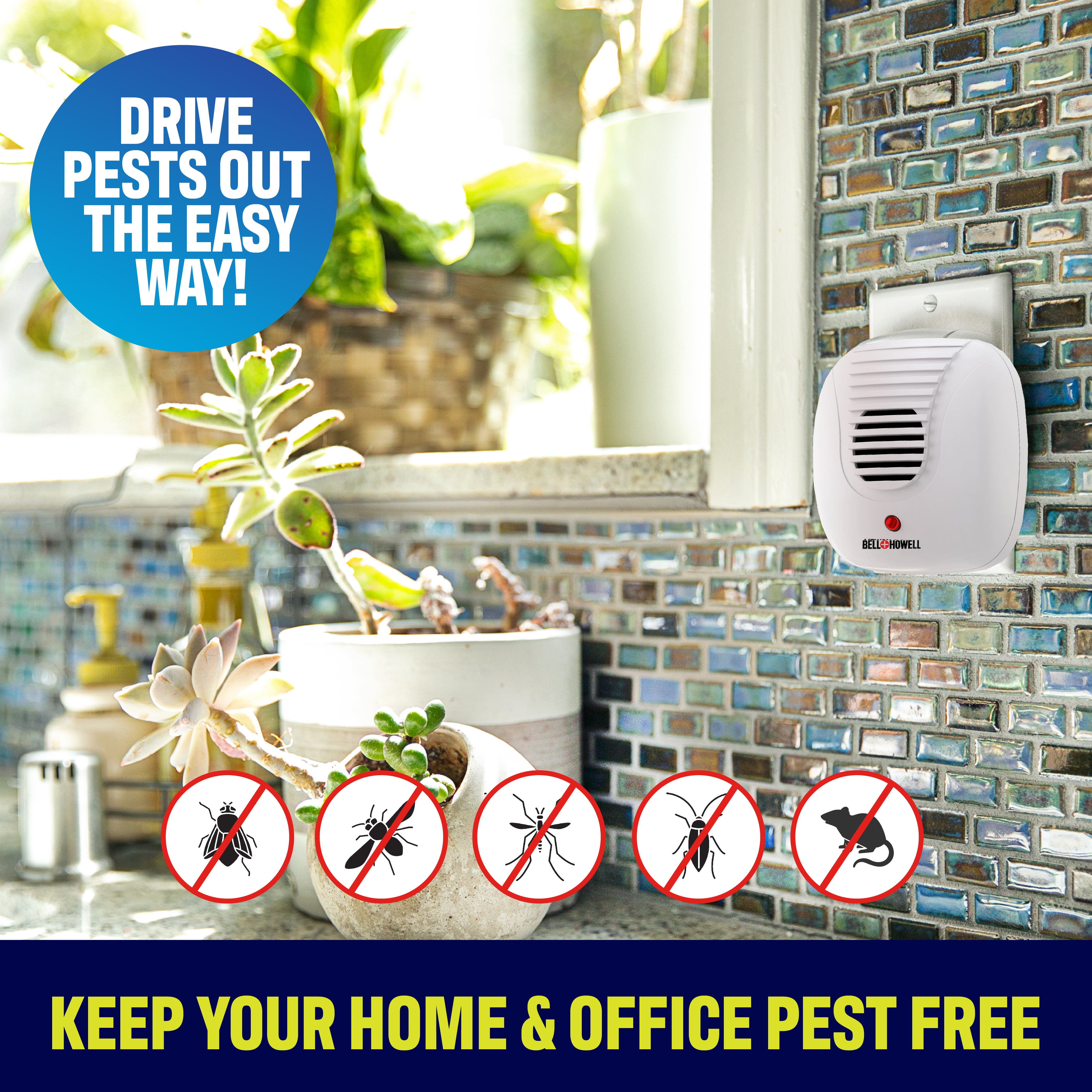 Bell howell ultrasonic pest repeller discount