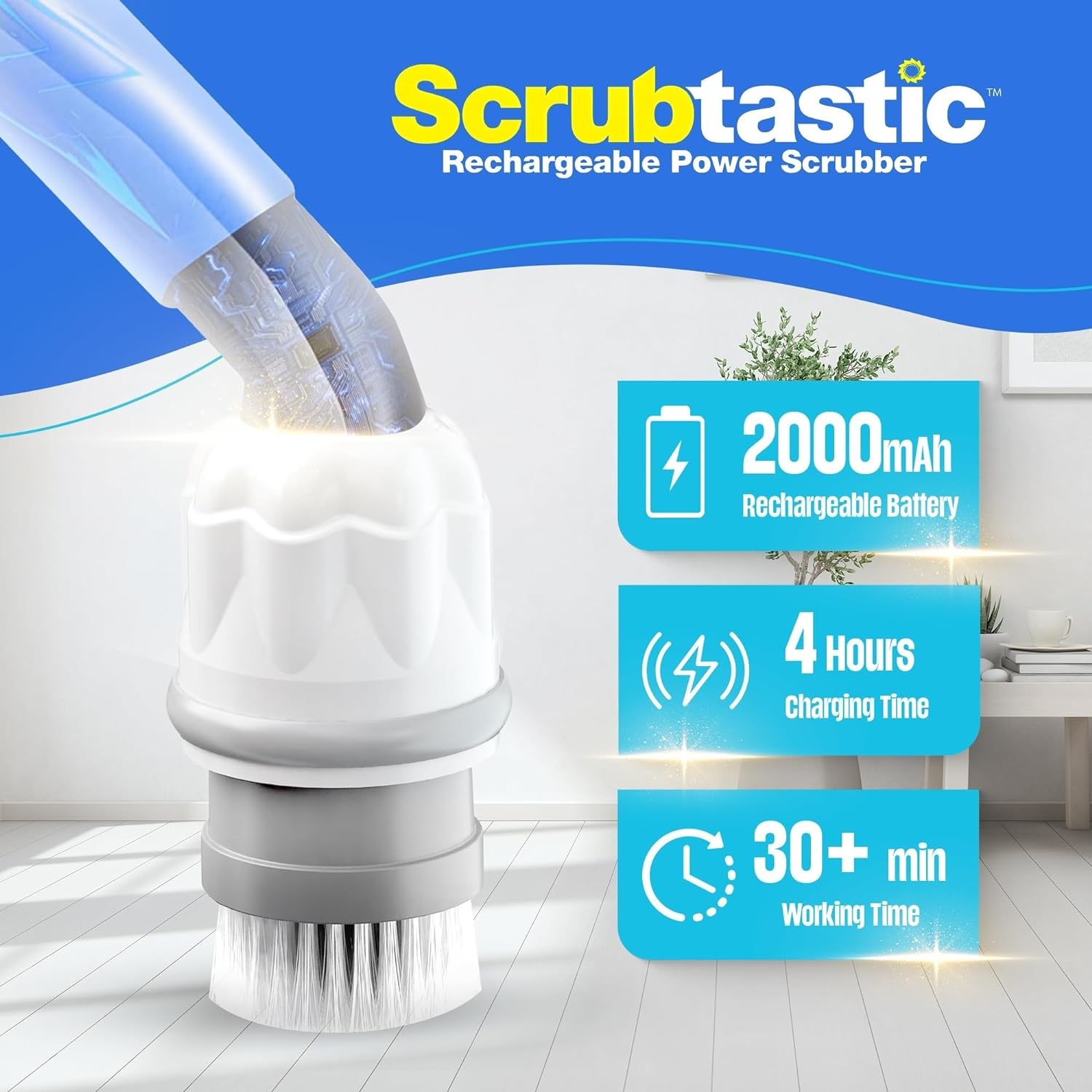 Scrubtastic Rechargeable Power Scrubber