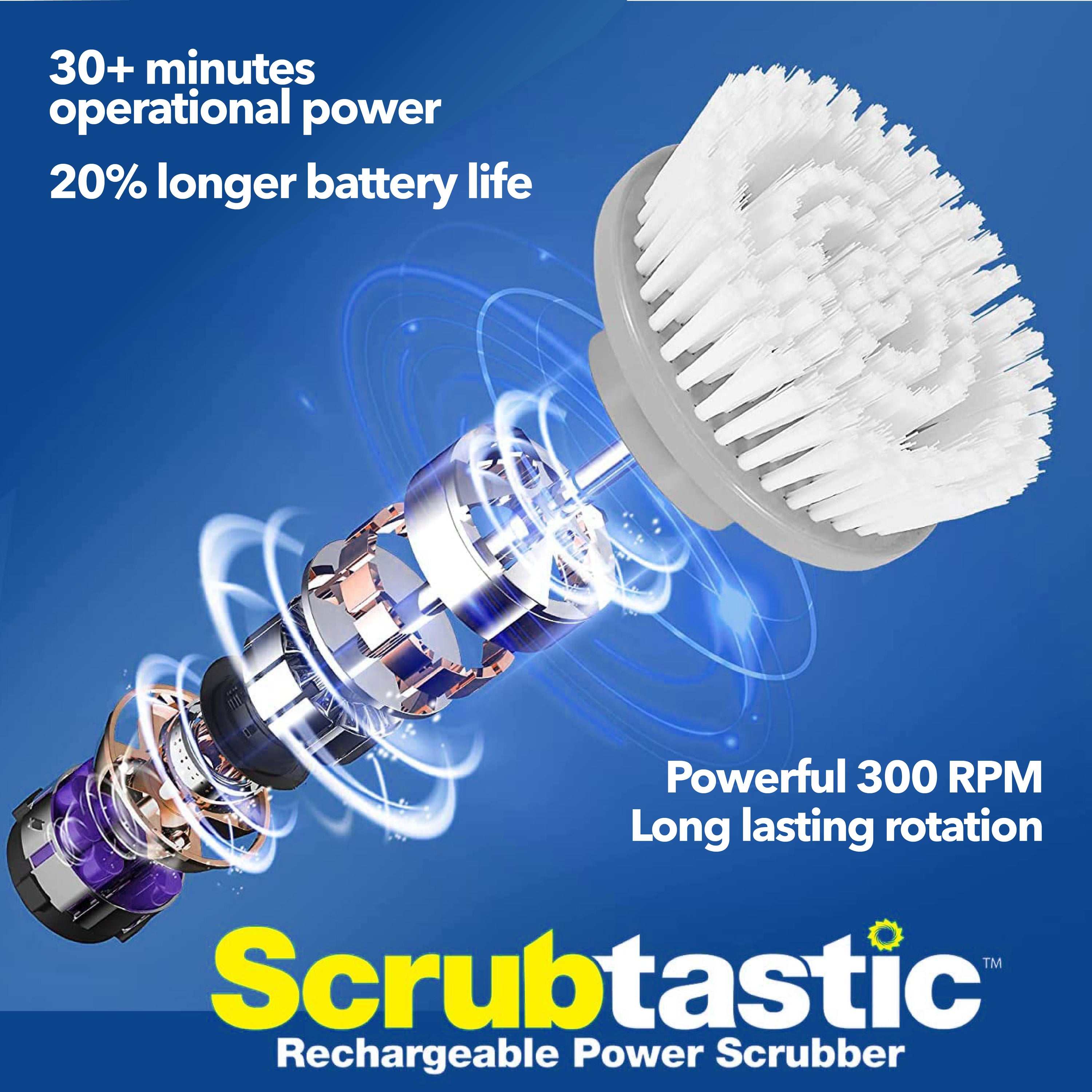 Scrubtastic Rechargeable Power Scrubber