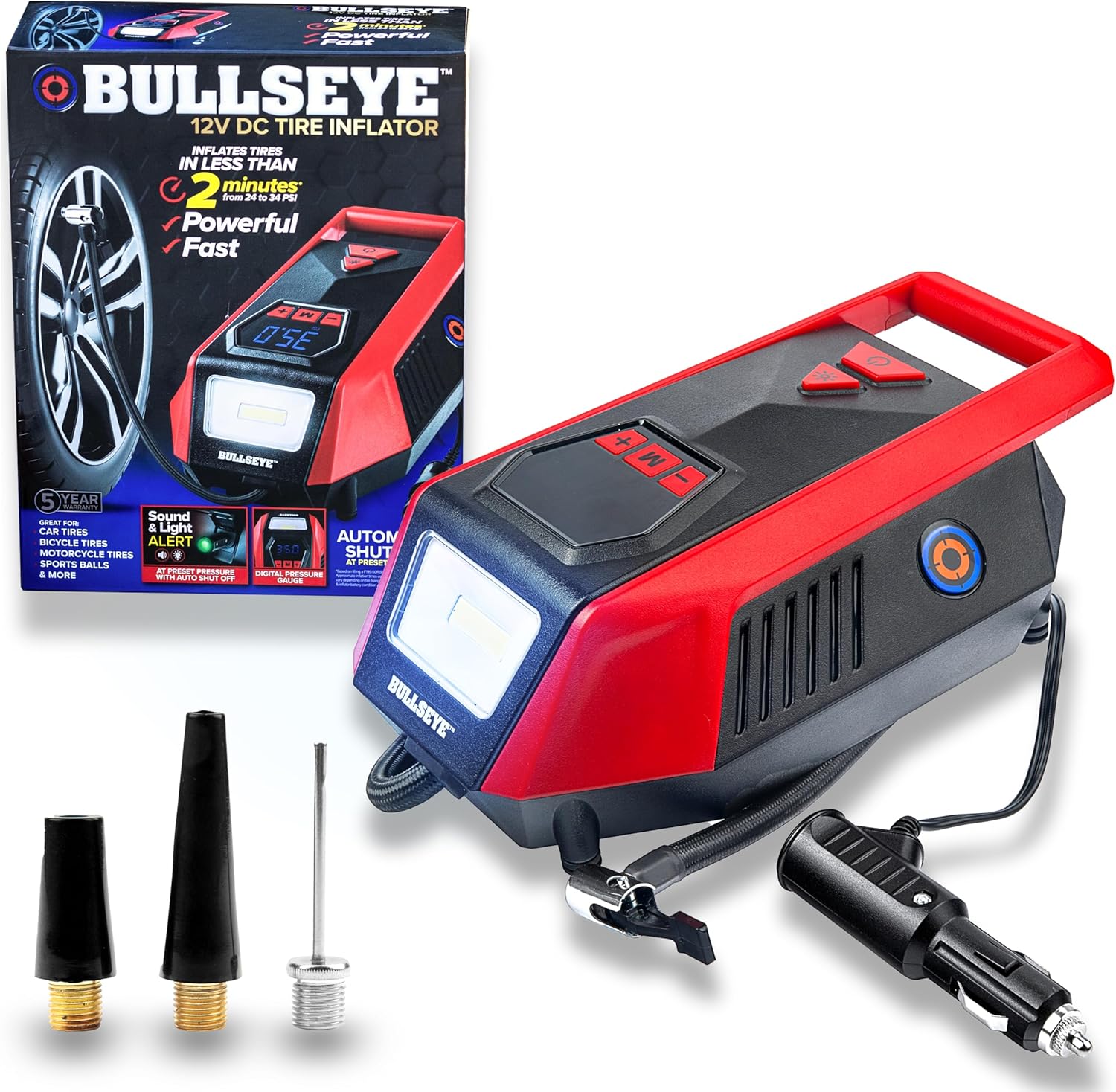 Bullseye 12V DC Tire Inflator