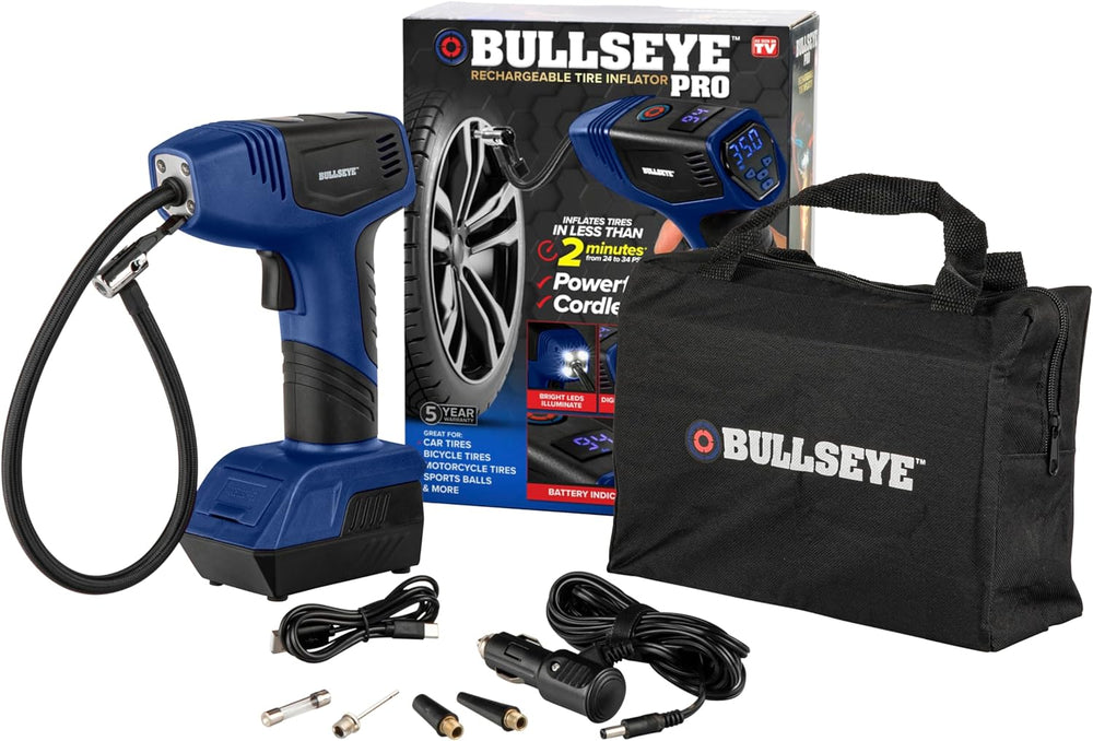 Bullseye Pro - Rechargeable Tire Inflator