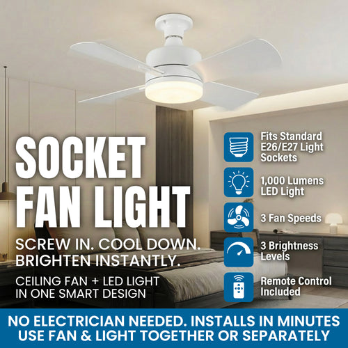 SocketFan Ceiling Fan