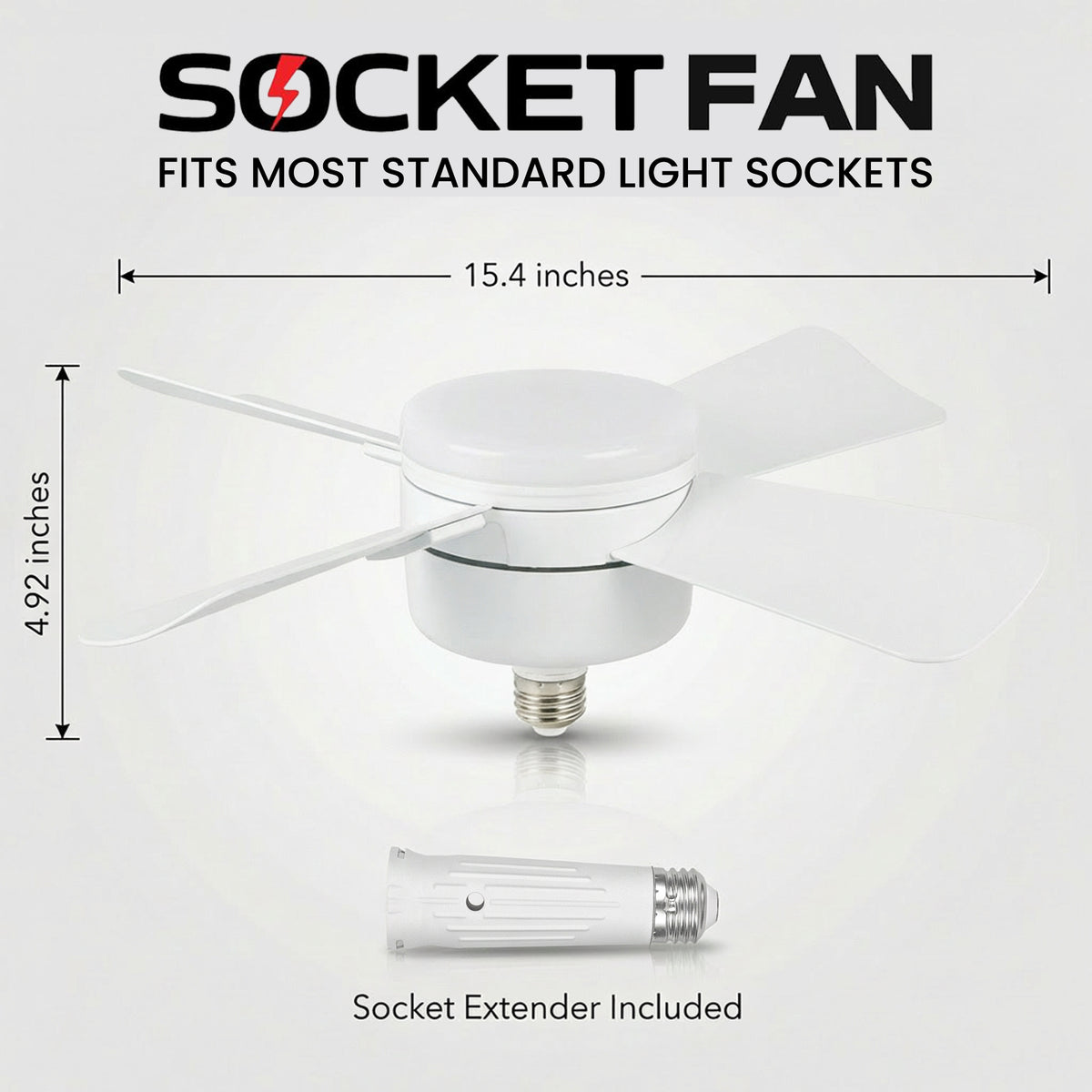SocketFan Ceiling Fan – Bell + Howell