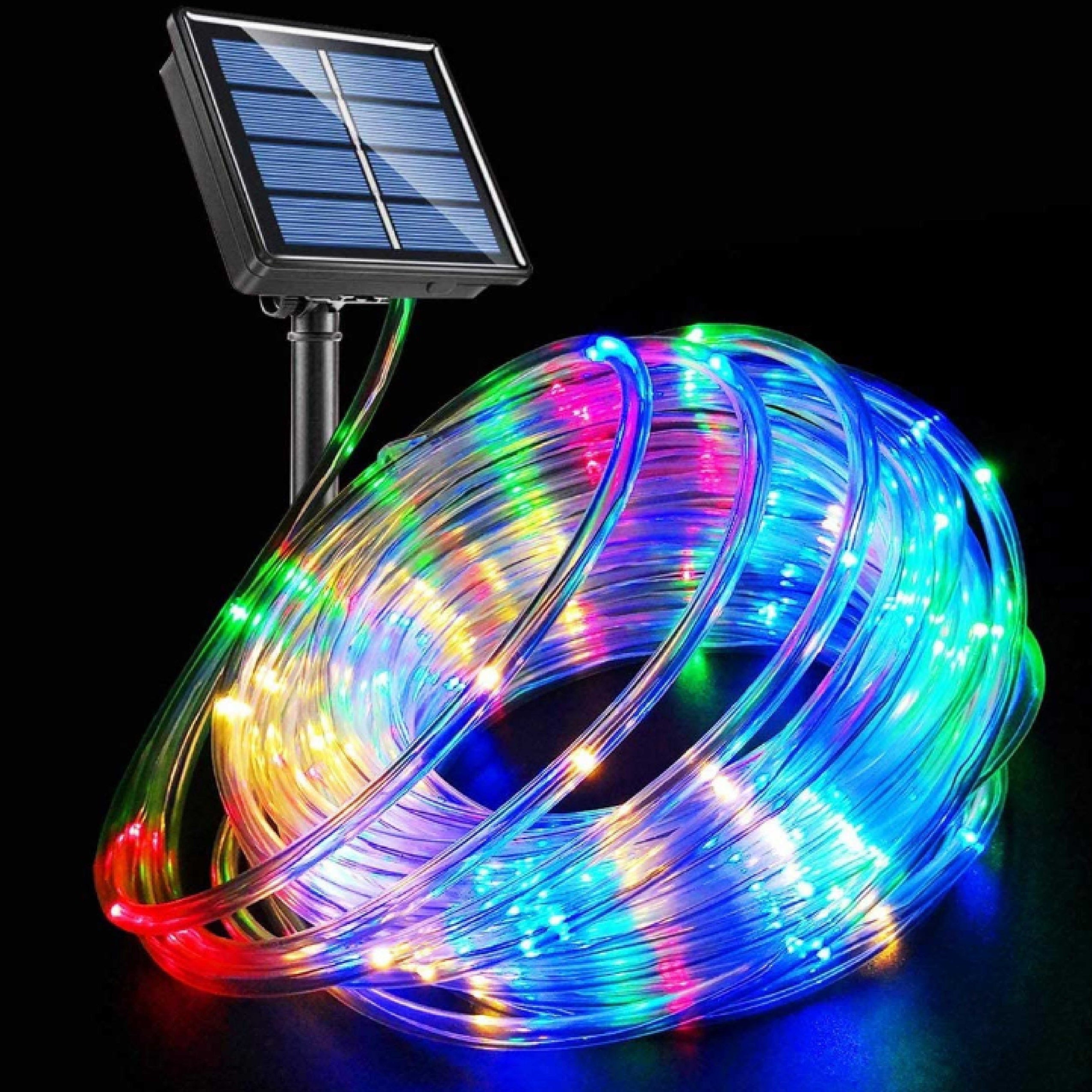 Bell + Howell 50' Bionic Color Changing Solar Powered Rope Lights - 50 FEET