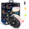 Holiday String Lights - 32' Retractable USB-C Rechargeable , 80 LED Color-Changing, Magnetic Base, Flashlight, Built-in Hook, IP65 Water-Resistant for Camping, Indoor & Outdoor Use