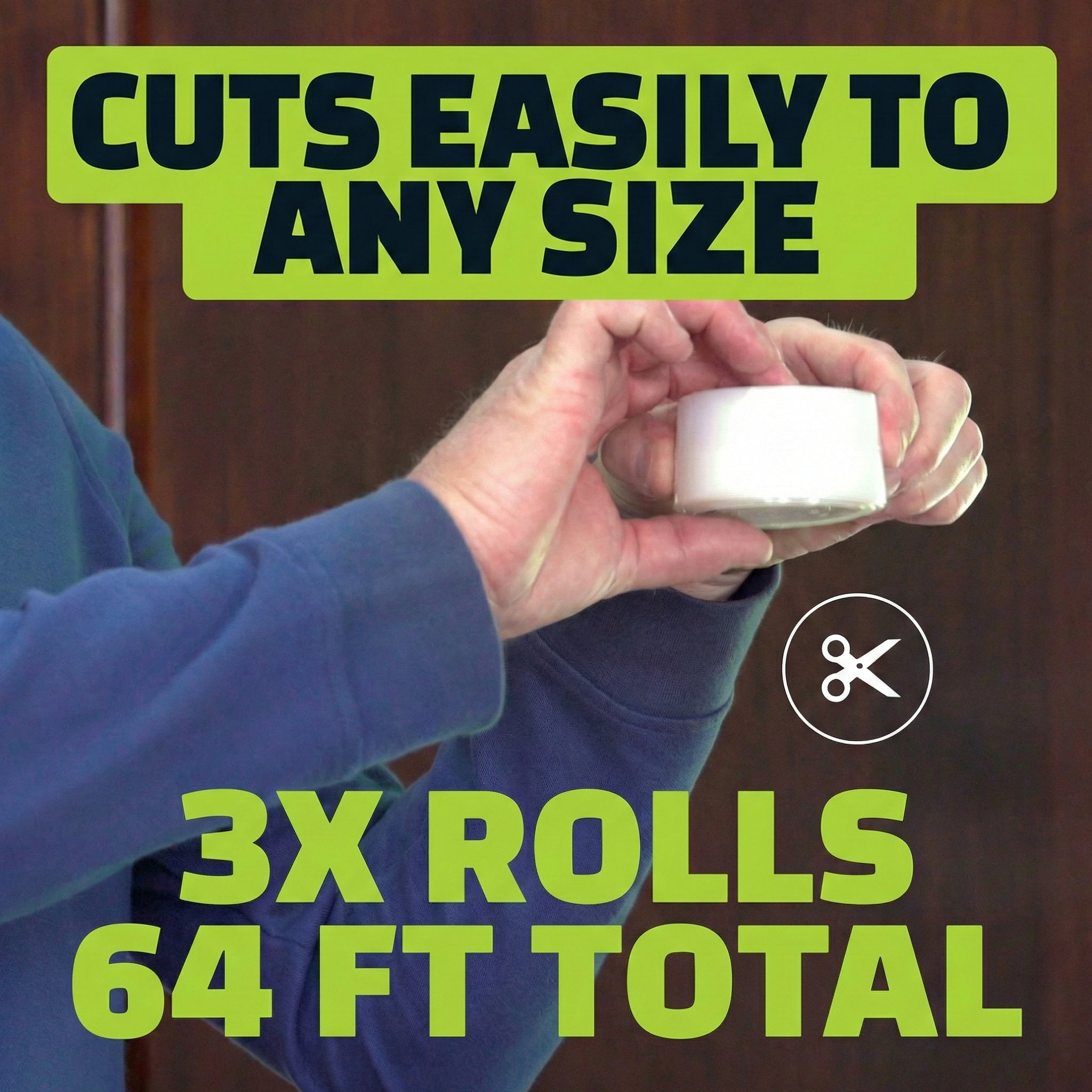 Alien Draft Seal 64 Feet Insulation Tape, Transparent Silicone Weather Stripping Door Seal Strip and Under Door Draft Stopper for Window Seal and Door Bottom Seal