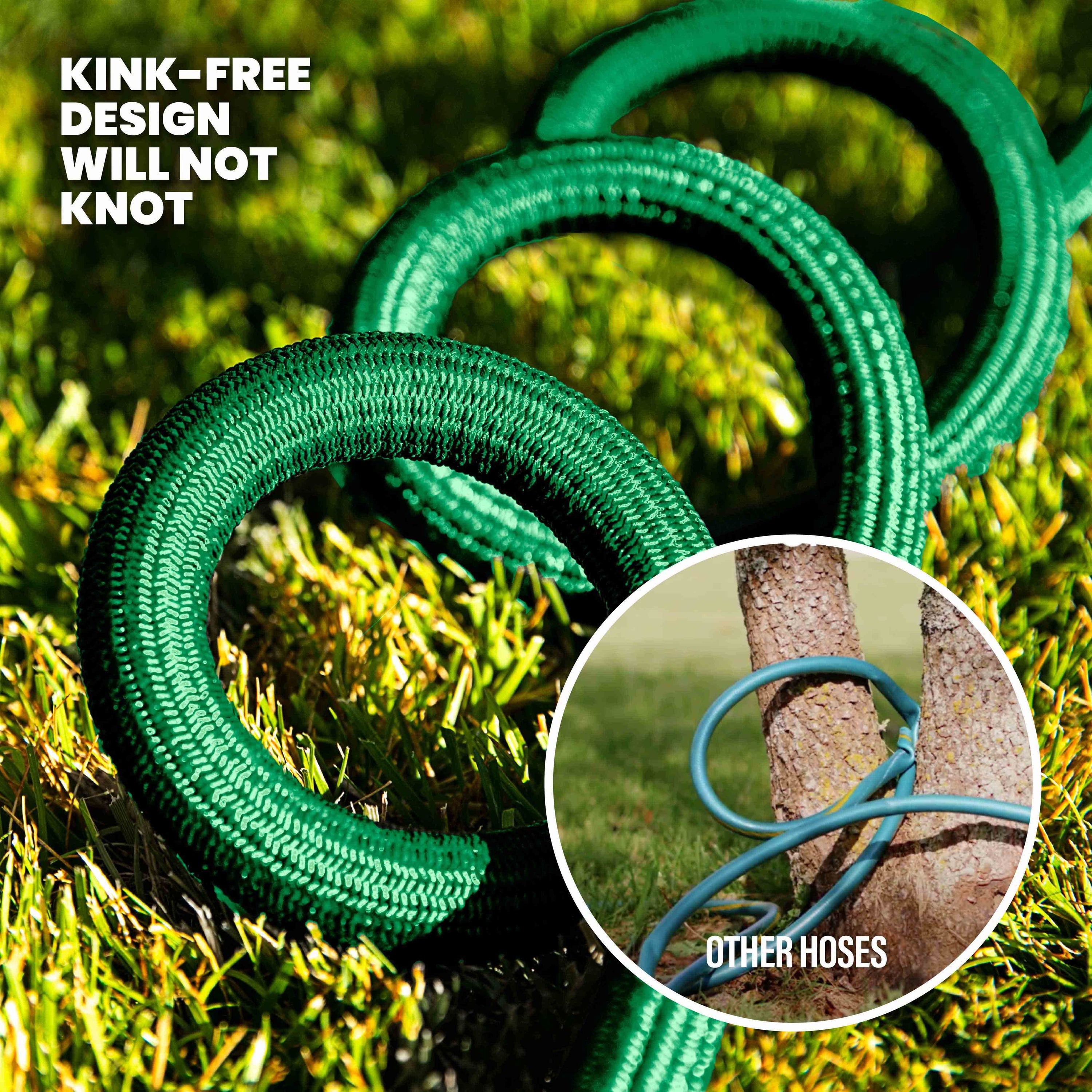 HydroSteel Green Heavy-Duty Garden Hose