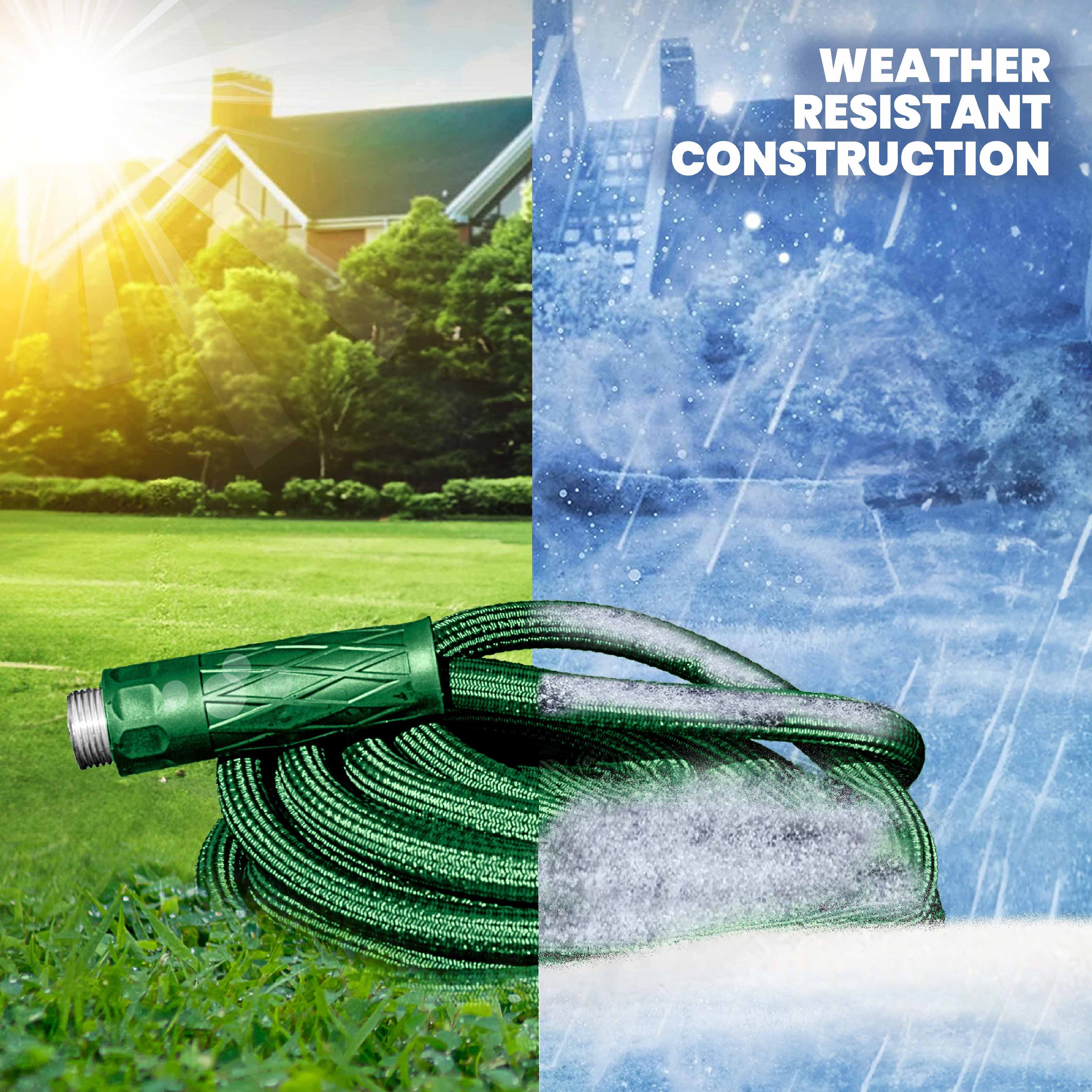 HydroSteel Green Heavy-Duty Garden Hose