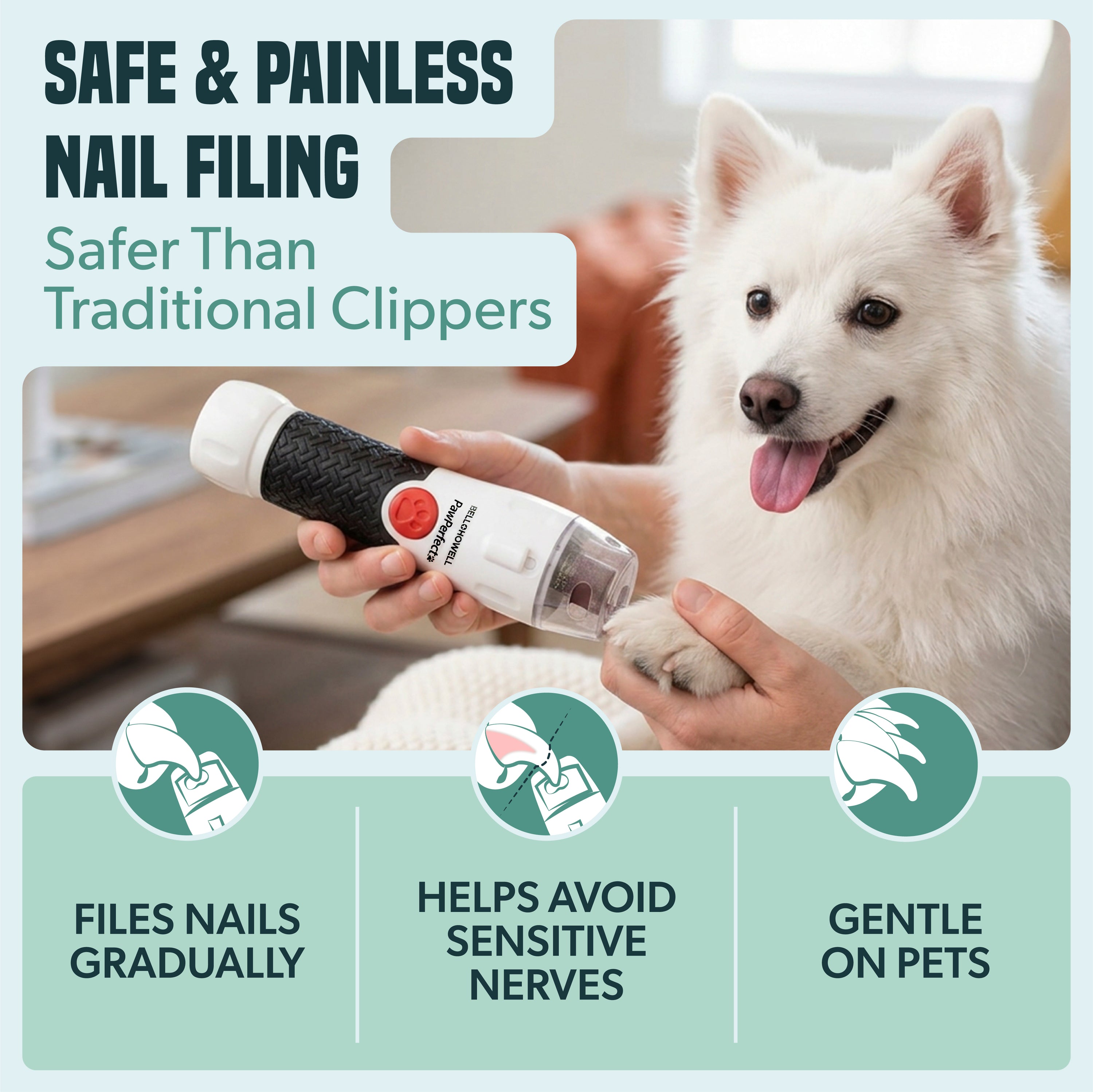 Paw Perfect Rechargeable Pet Nail Trimmer