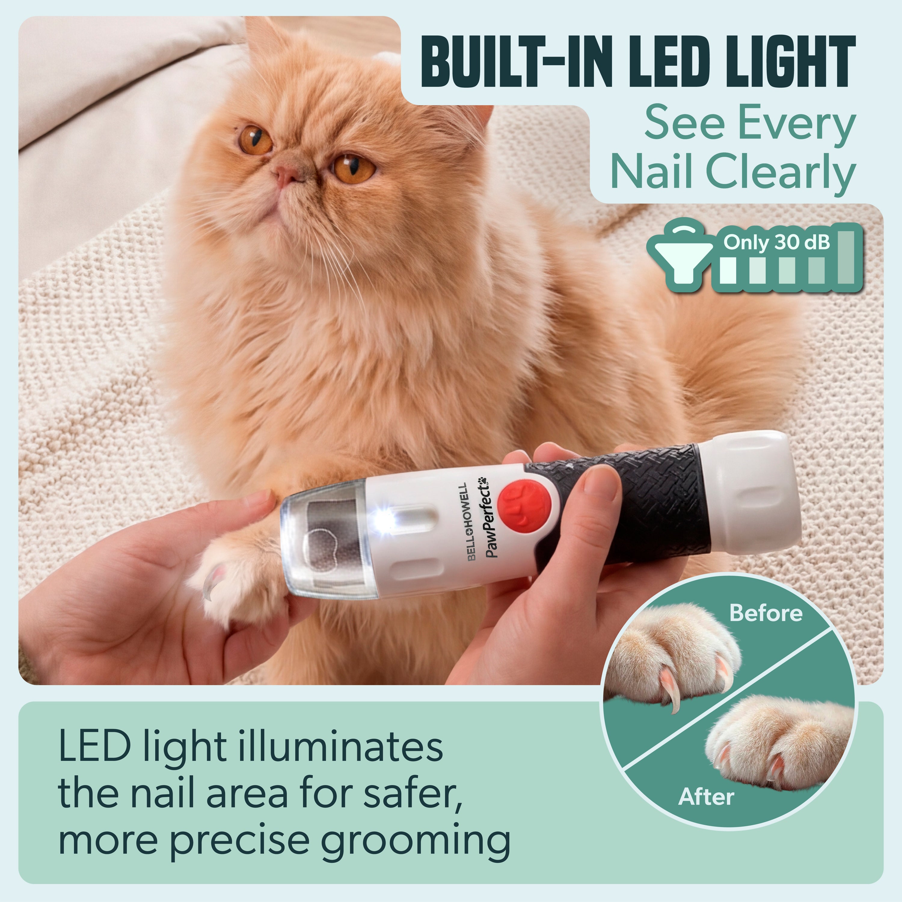 Paw Perfect Rechargeable Pet Nail Trimmer