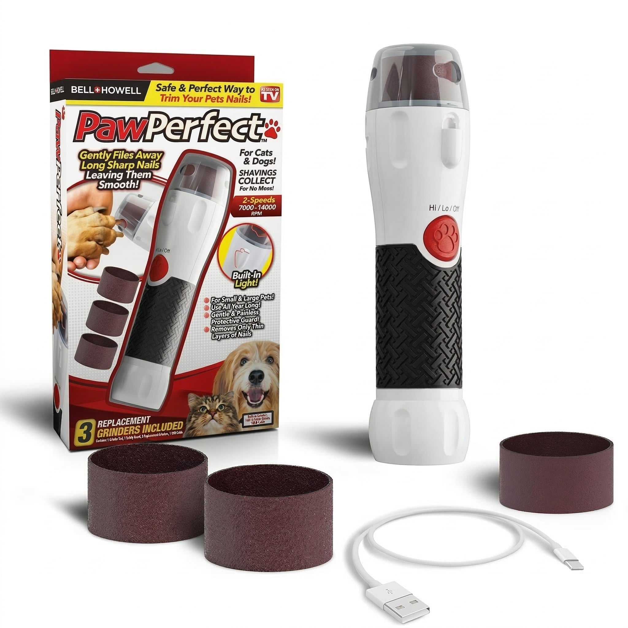 Paw Perfect Rechargeable Pet Nail Trimmer