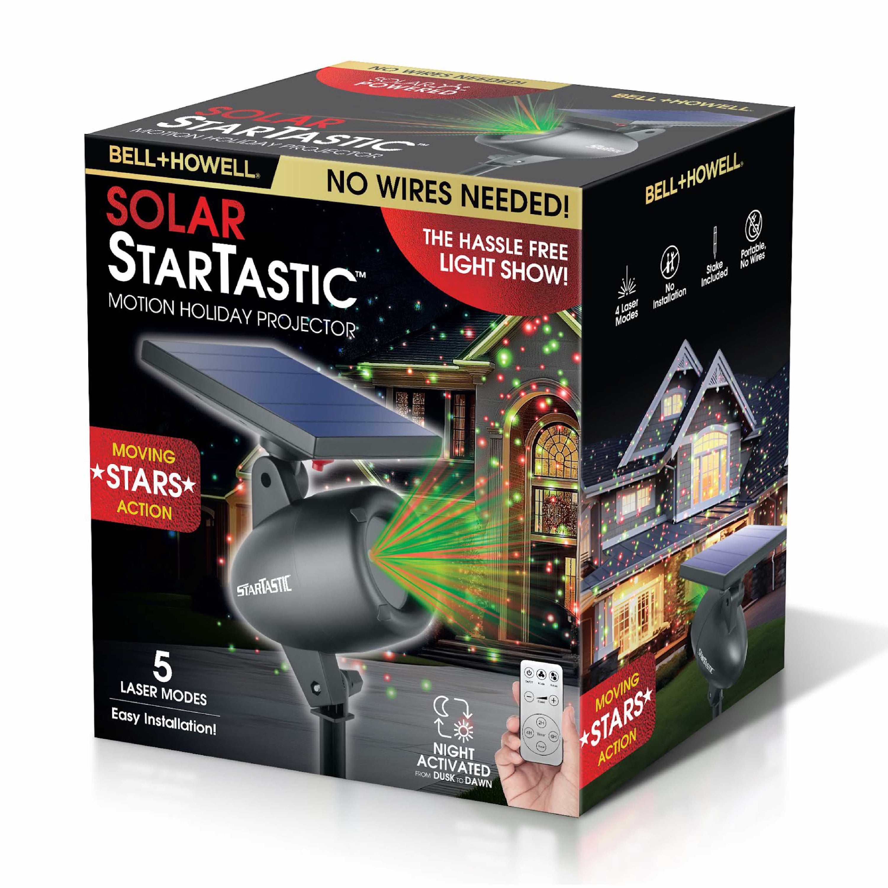 Solar StarTastic Motion Holiday Projector