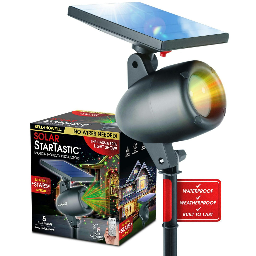 Solar StarTastic Motion Holiday Projector
