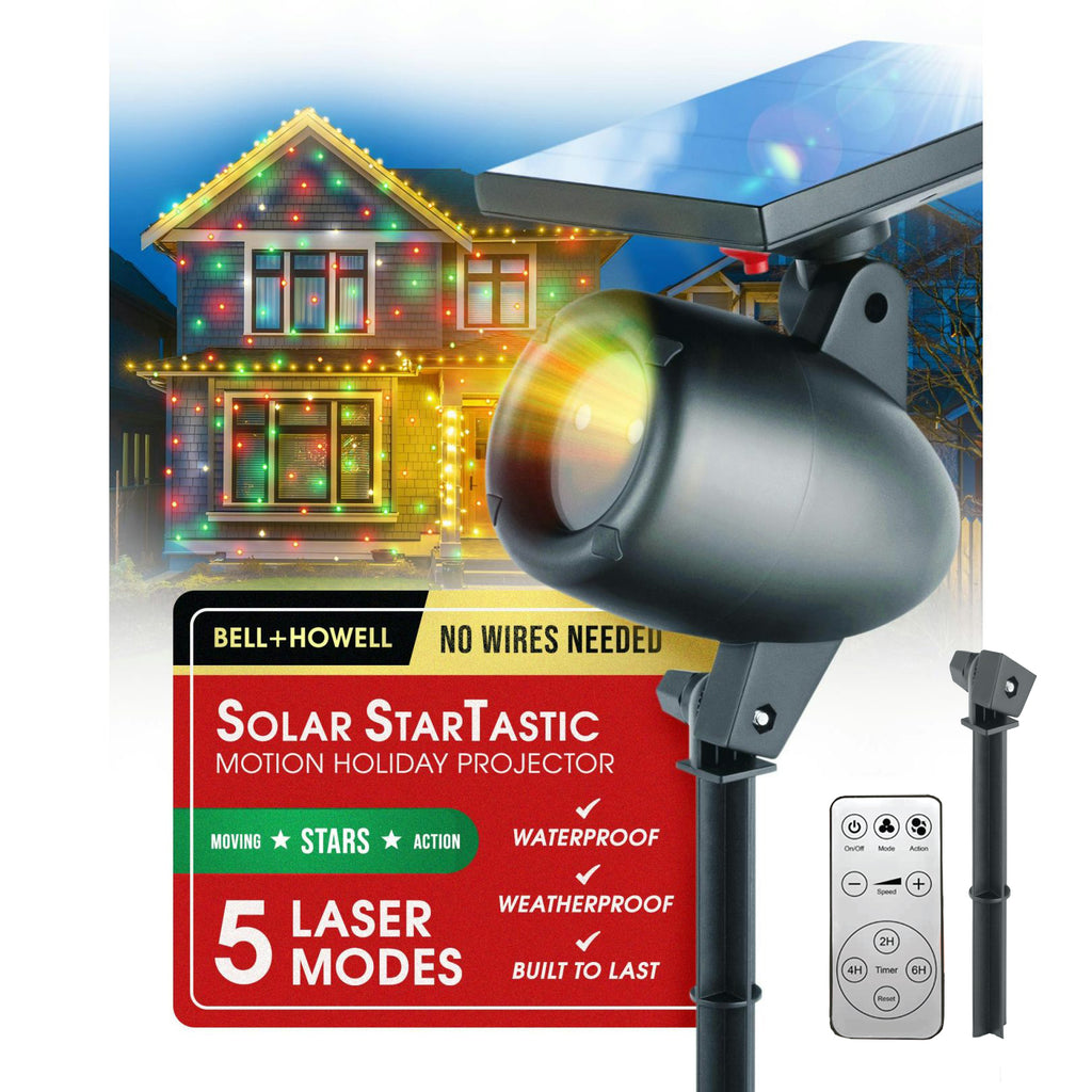 Solar StarTastic Motion Holiday Projector