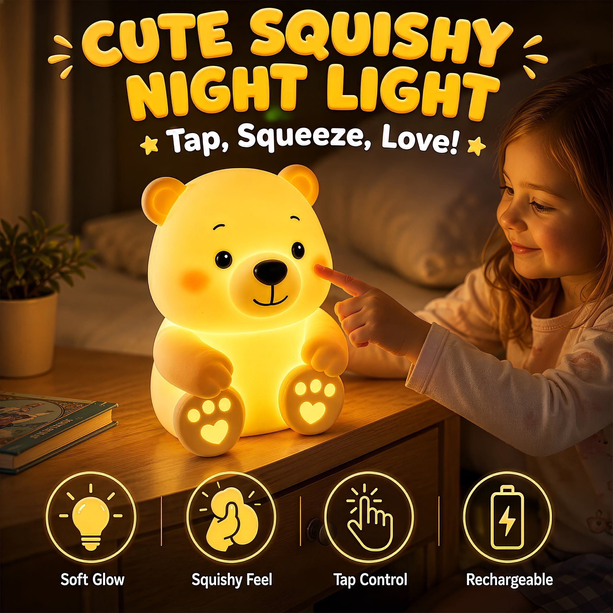 Squishy Bear Lamp