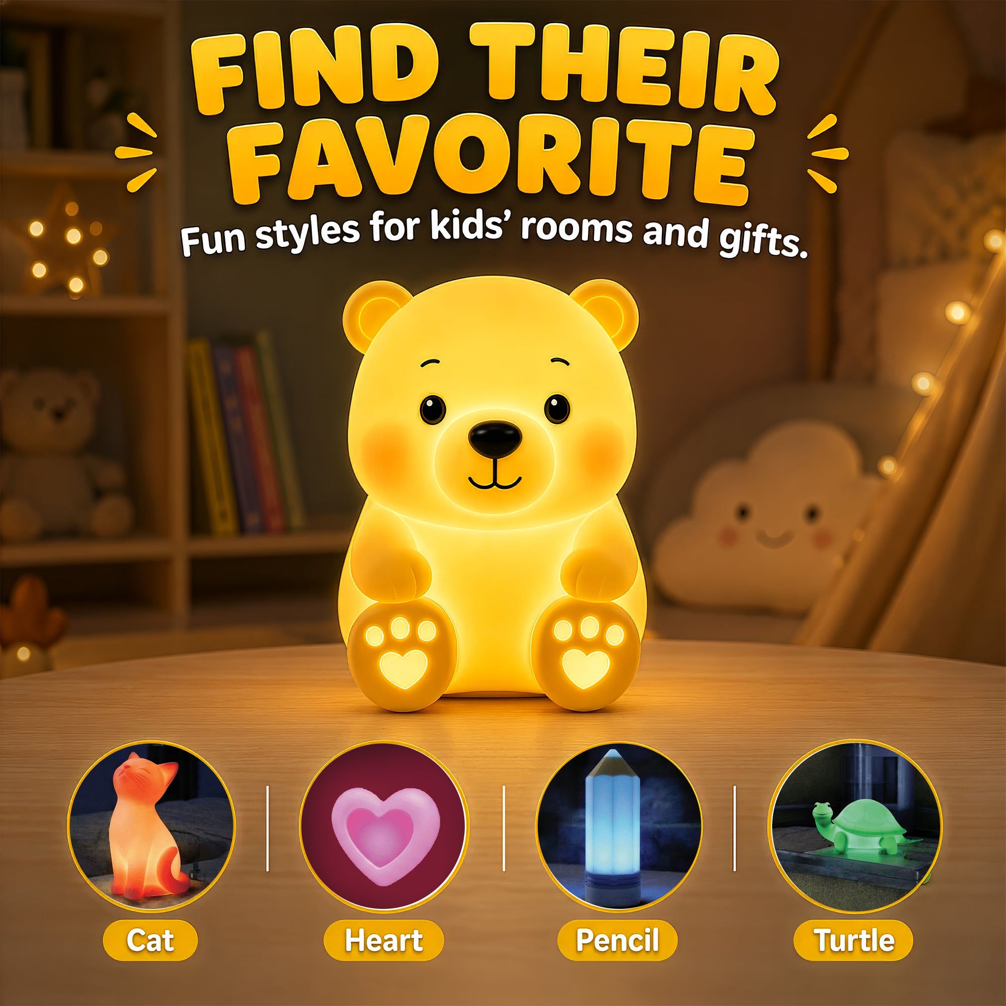 Squishy Bear Lamp