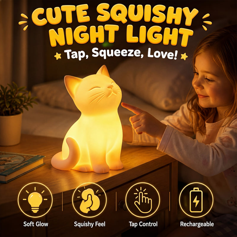Squishy Cat Lamp