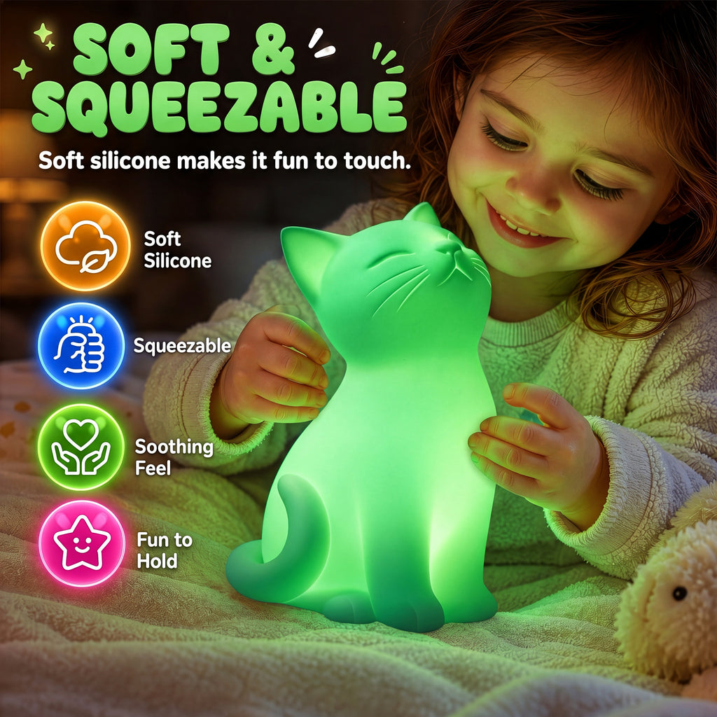 Squishy Cat Lamp