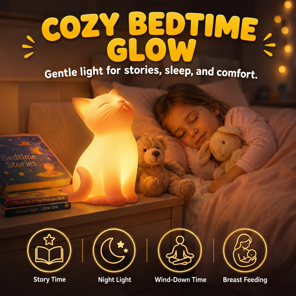Squishy Cat Lamp