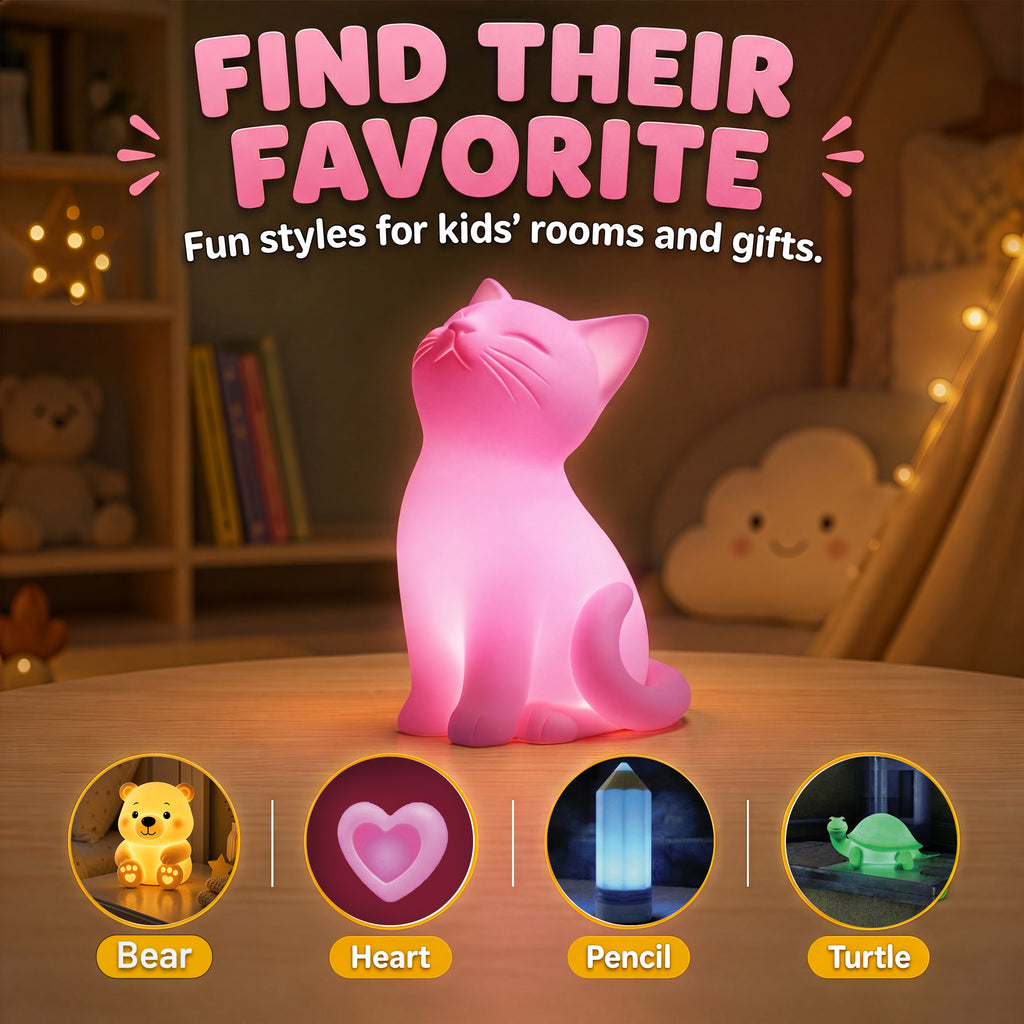 Squishy Cat Lamp
