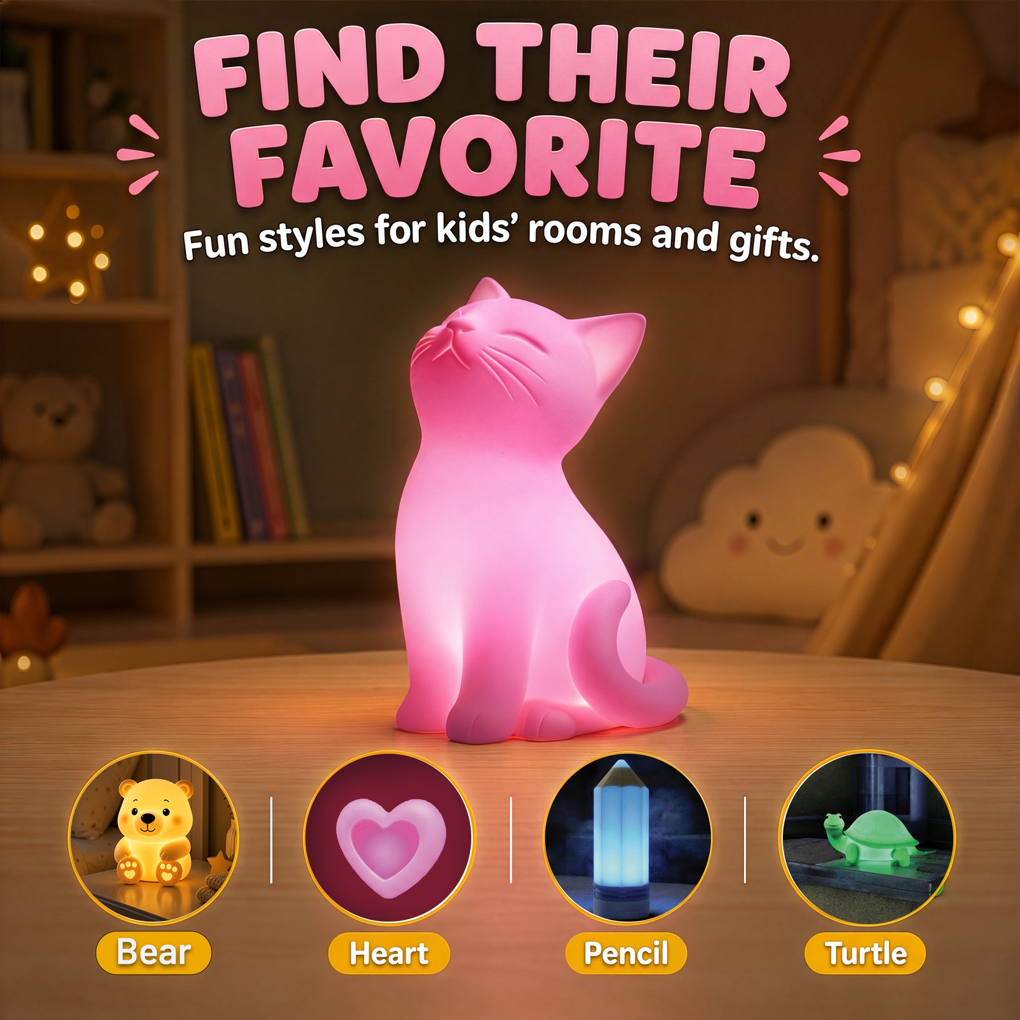Squishy Cat Lamp