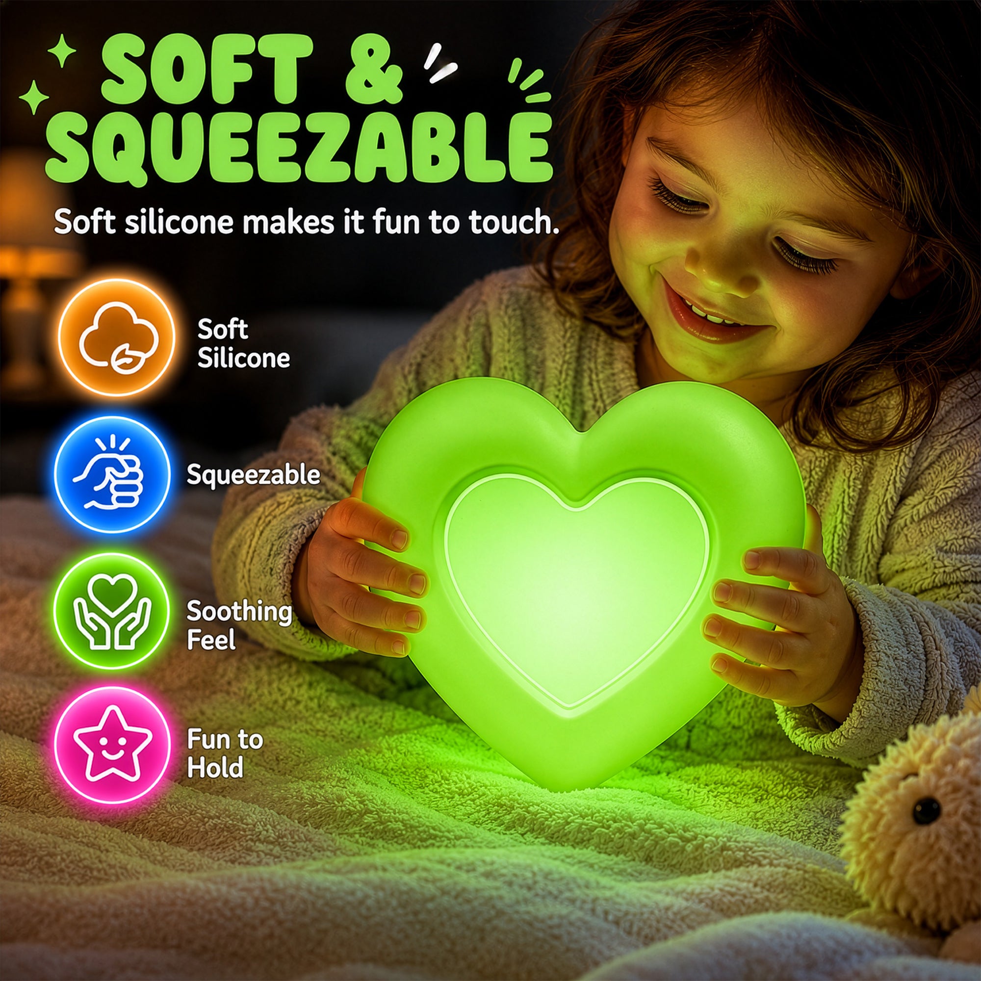 Squishy Heart Lamp