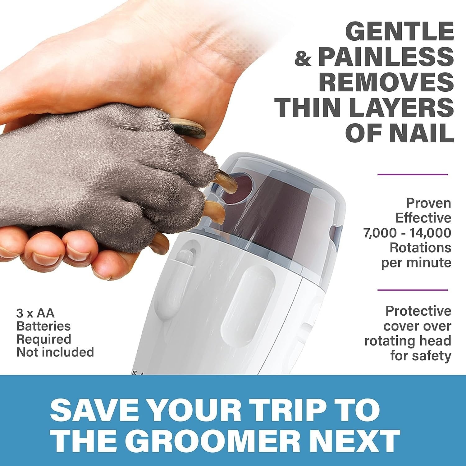 Paw Perfect Rechargeable Pet Nail Trimmer